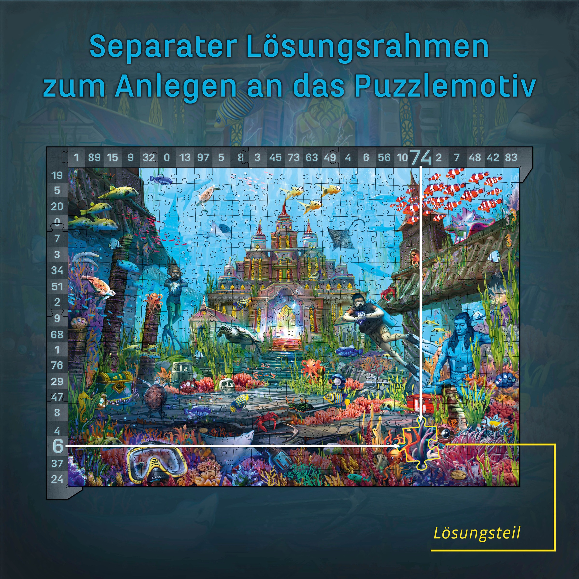 Kosmos Puzzle »EXIT, Das Puzzle, Der Schlüssel von Atlantis«, Made in Germany