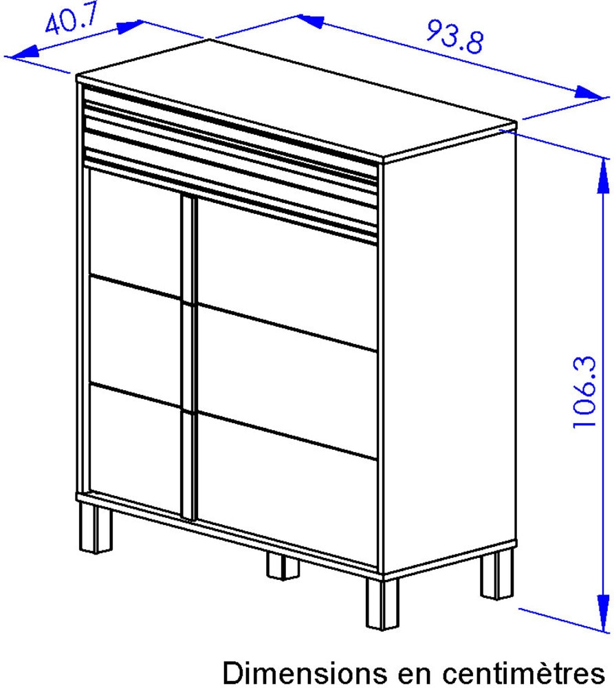 Gami Schlafzimmer-Set »ARIA« Set, 3 tlg. Ein sehr funktionaler Kleiderschrank