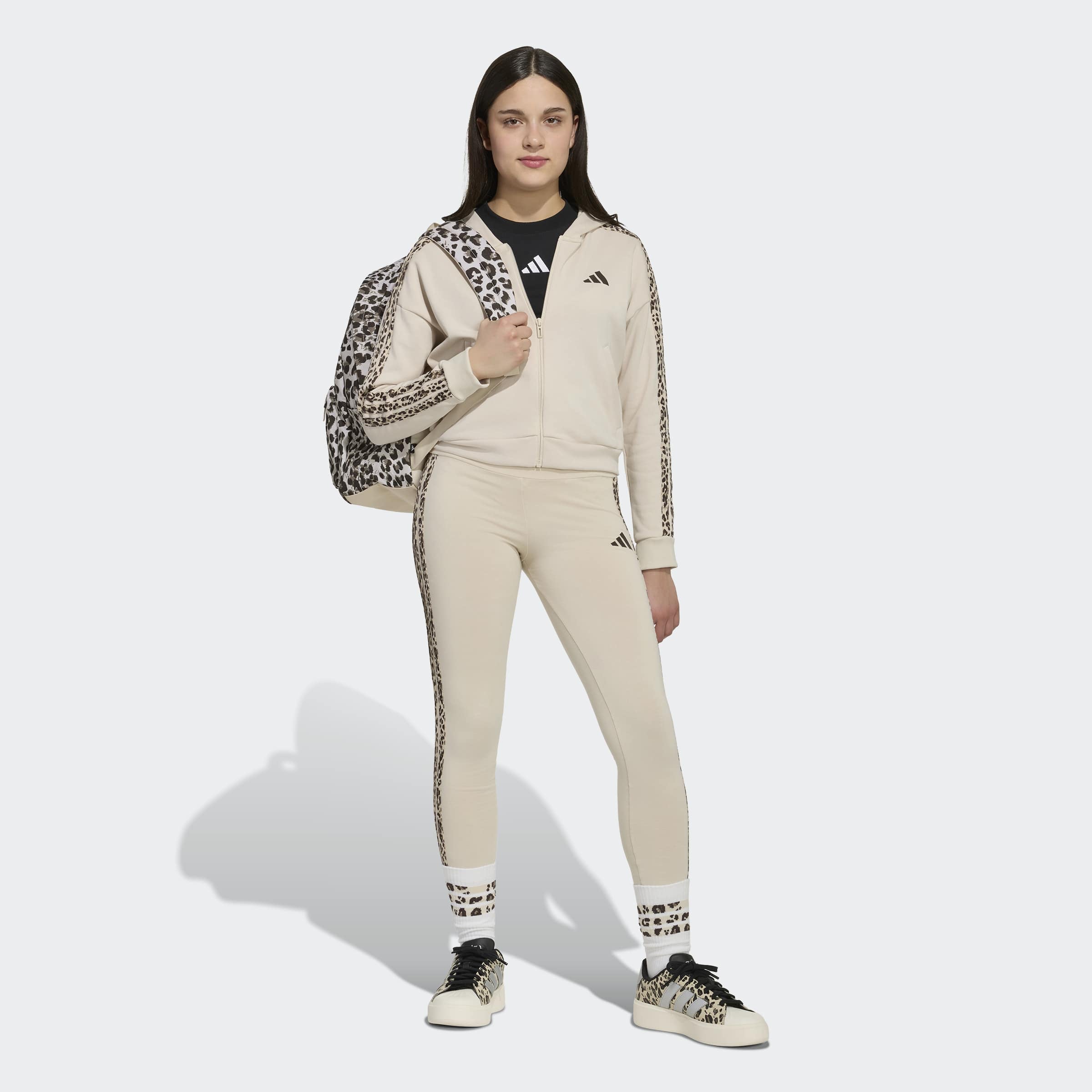 adidas Sportswear Leggings »ANIMAL«  für Kinder, sportlicher Stil, aus Baumwolle und Elasthan