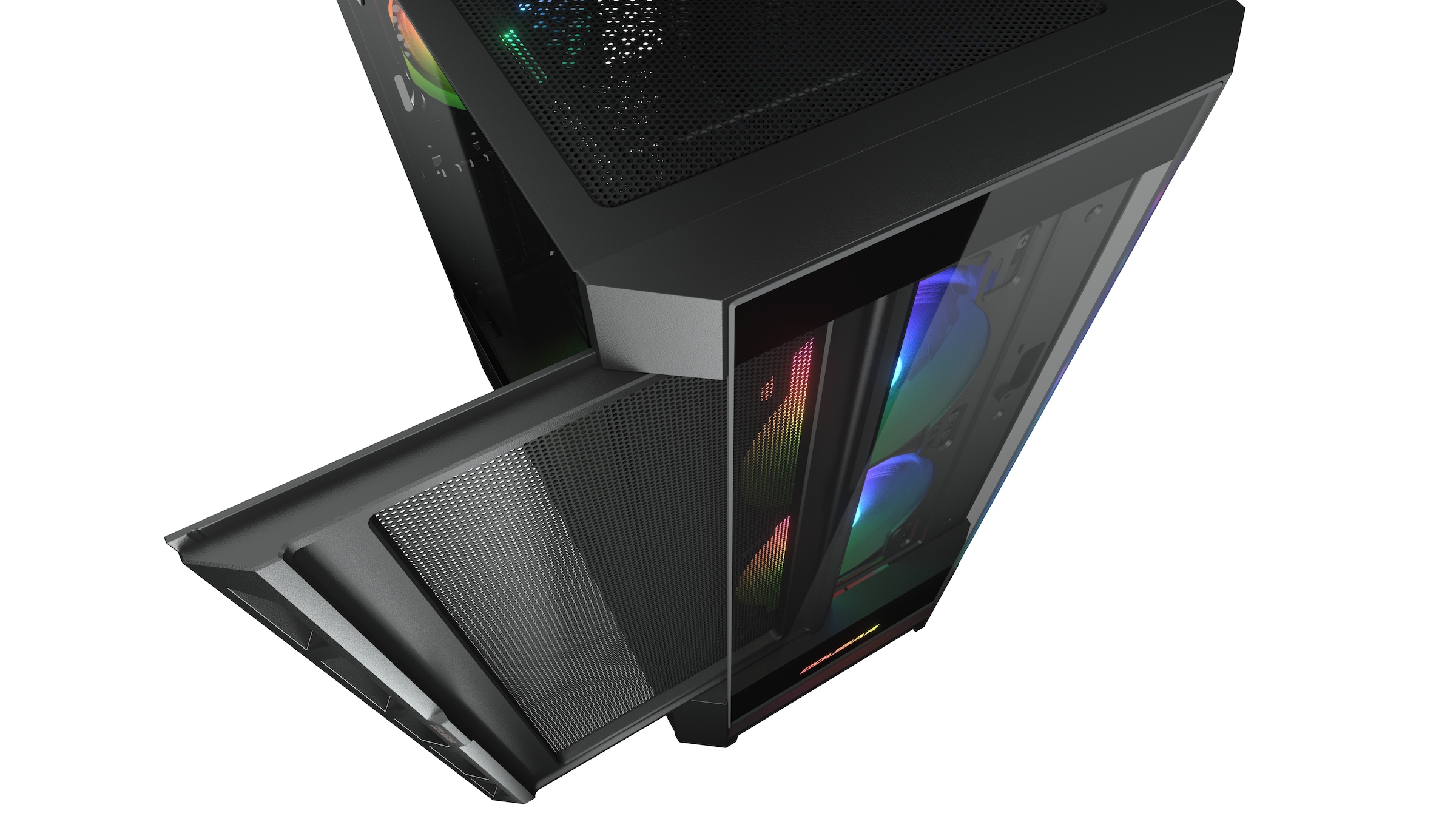 Cougar PC-Gehäuse »DUOFACE RGB, Mid Tower, Schwarz«