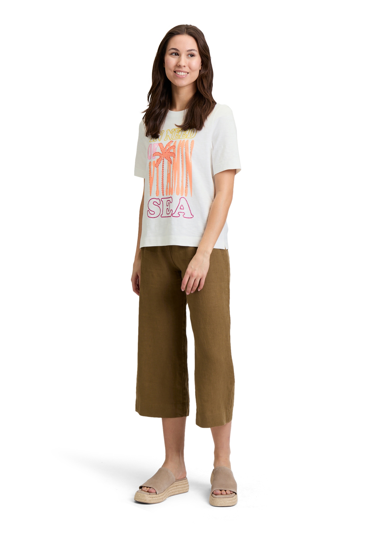 Cartoon Langarmshirt »Printshirt mit Rundhalsausschnitt«