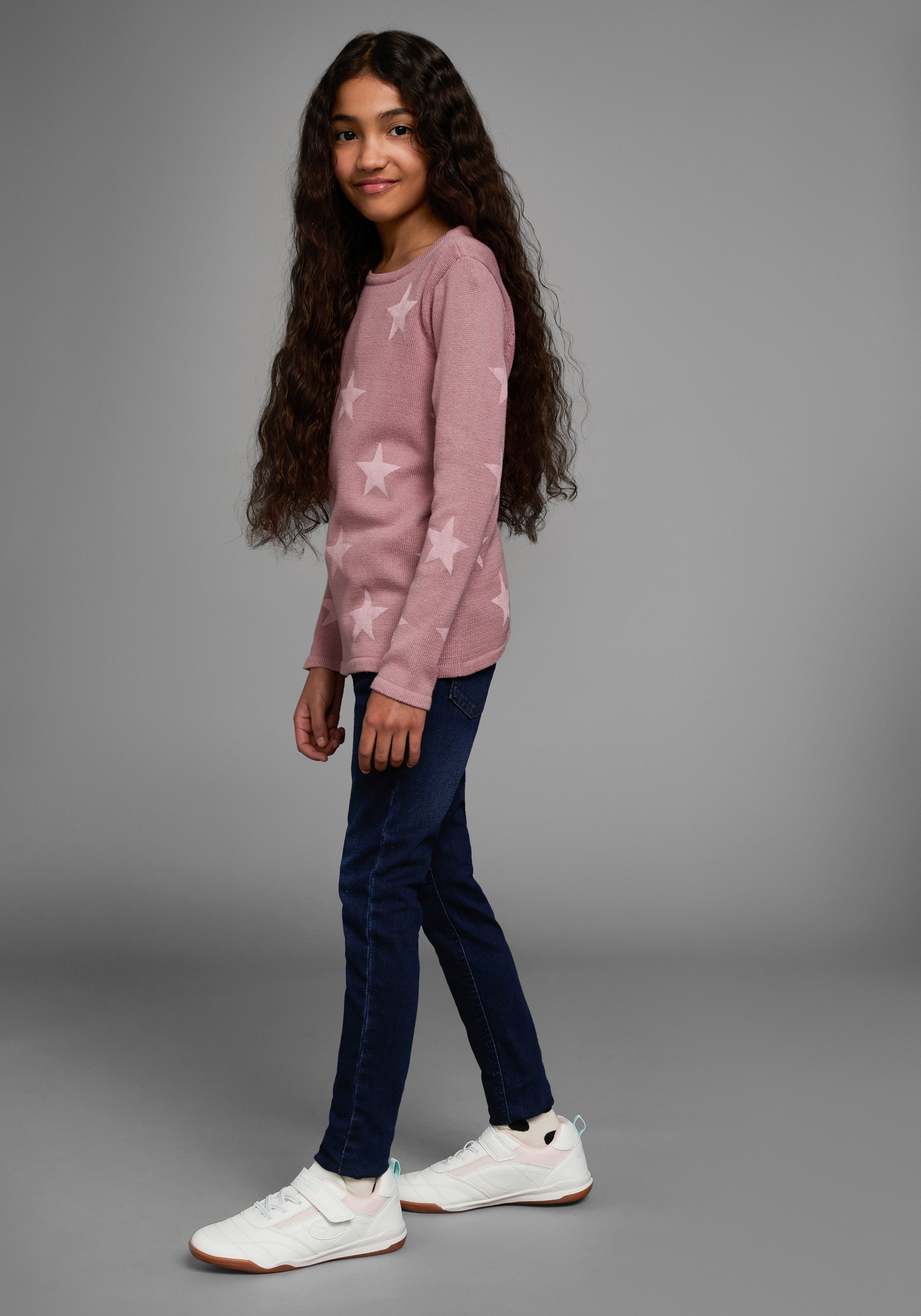 Arizona Jeansjeggings », Stretch-Jeans für Mädchen«, schmale Passform, elastische Denim-Qualität