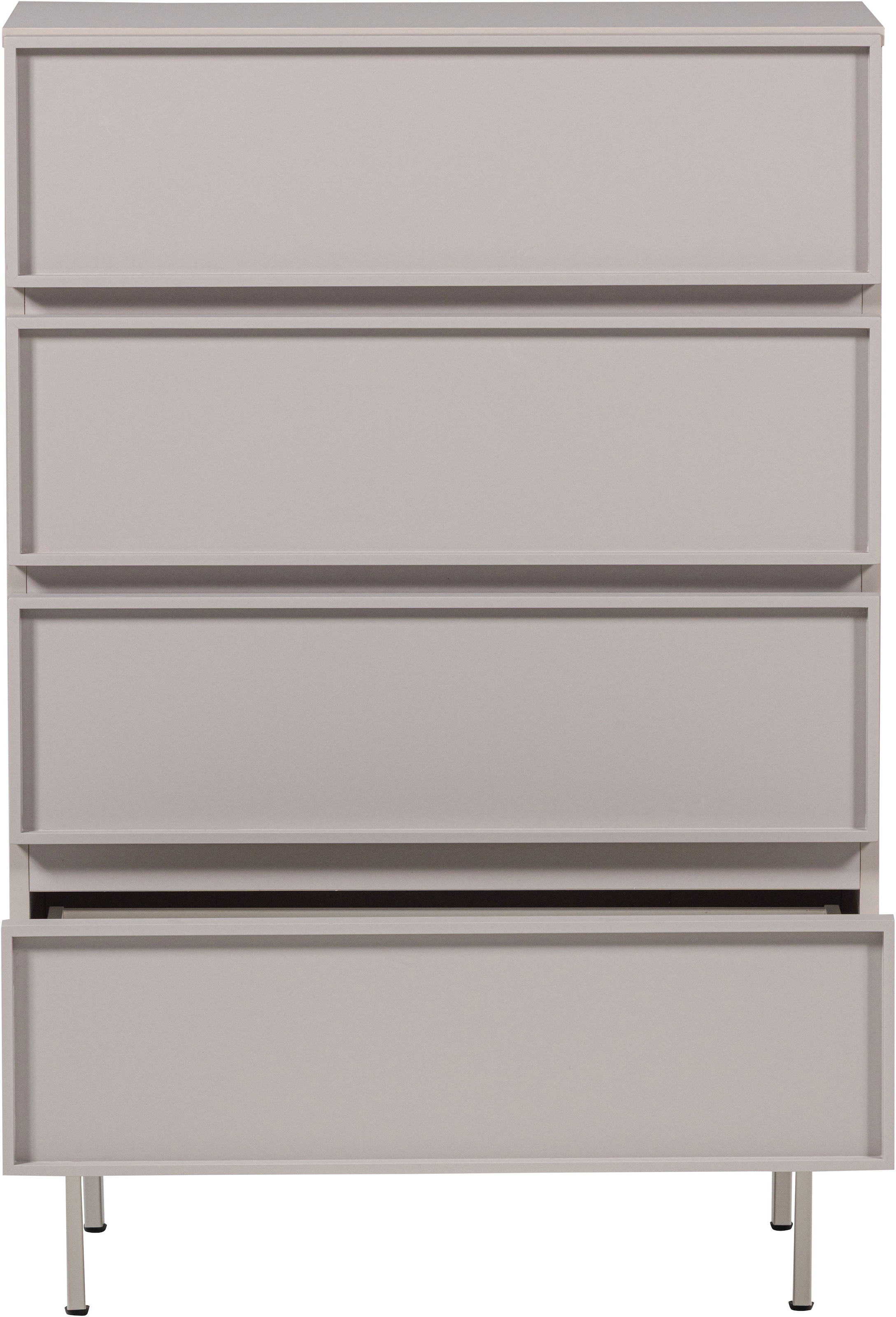 WOOOD Sideboard »Tours mit Melamin-MDF und sichtbare Maserung B 70 x T 42 x H 102 cm« Tragkraft Deckplatte 50 kg, kratz- und hitzebeständige Oberfläche