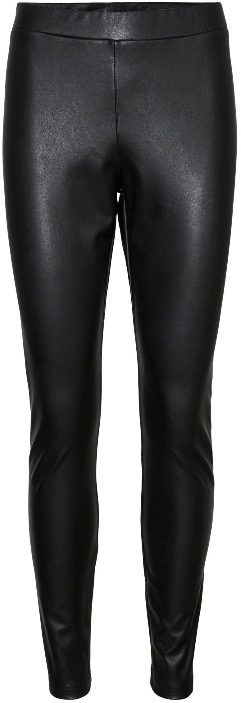 Vero Moda Lederimitathose »VMGANA MR PL LEGGING«