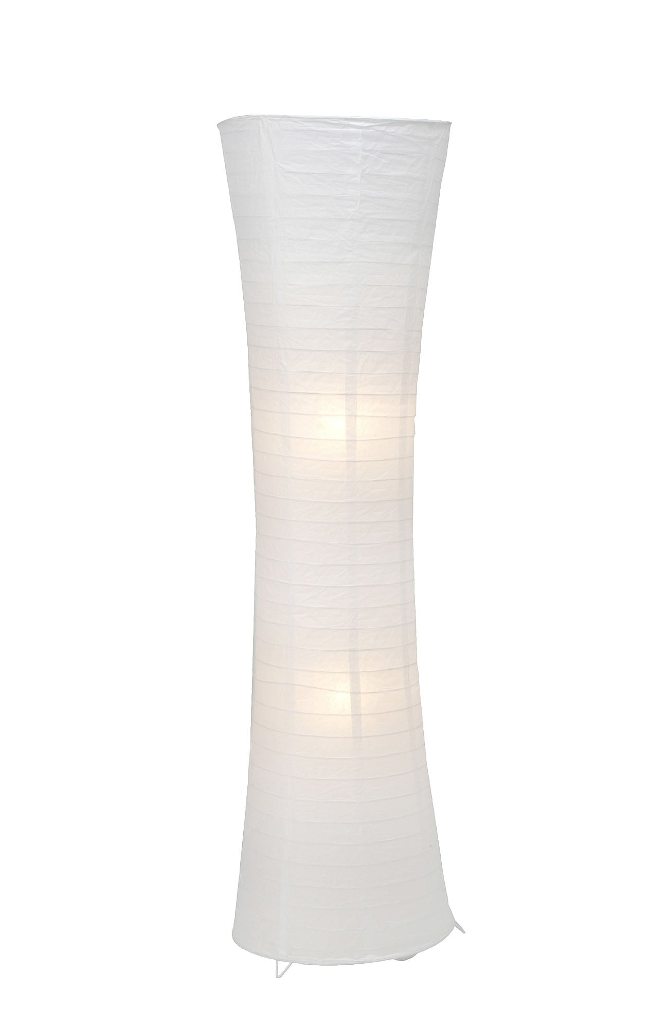 SalesFever Stehlampe »Leon«, 2 flammig-flammig, Plissee Lampenschirm aus  Latex kaufen im OTTO Online Shop