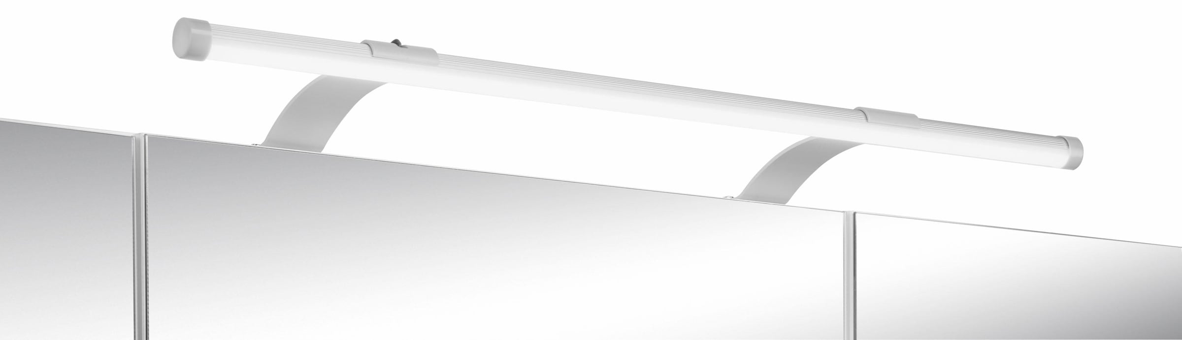 Schildmeyer Spiegelschrank »Dorina, mit höhenverstellbaren Glasböden made in Germany«, Breite 70 cm, 3-türig, LED-Beleuchtung, Schalter-/Steckdosenbox