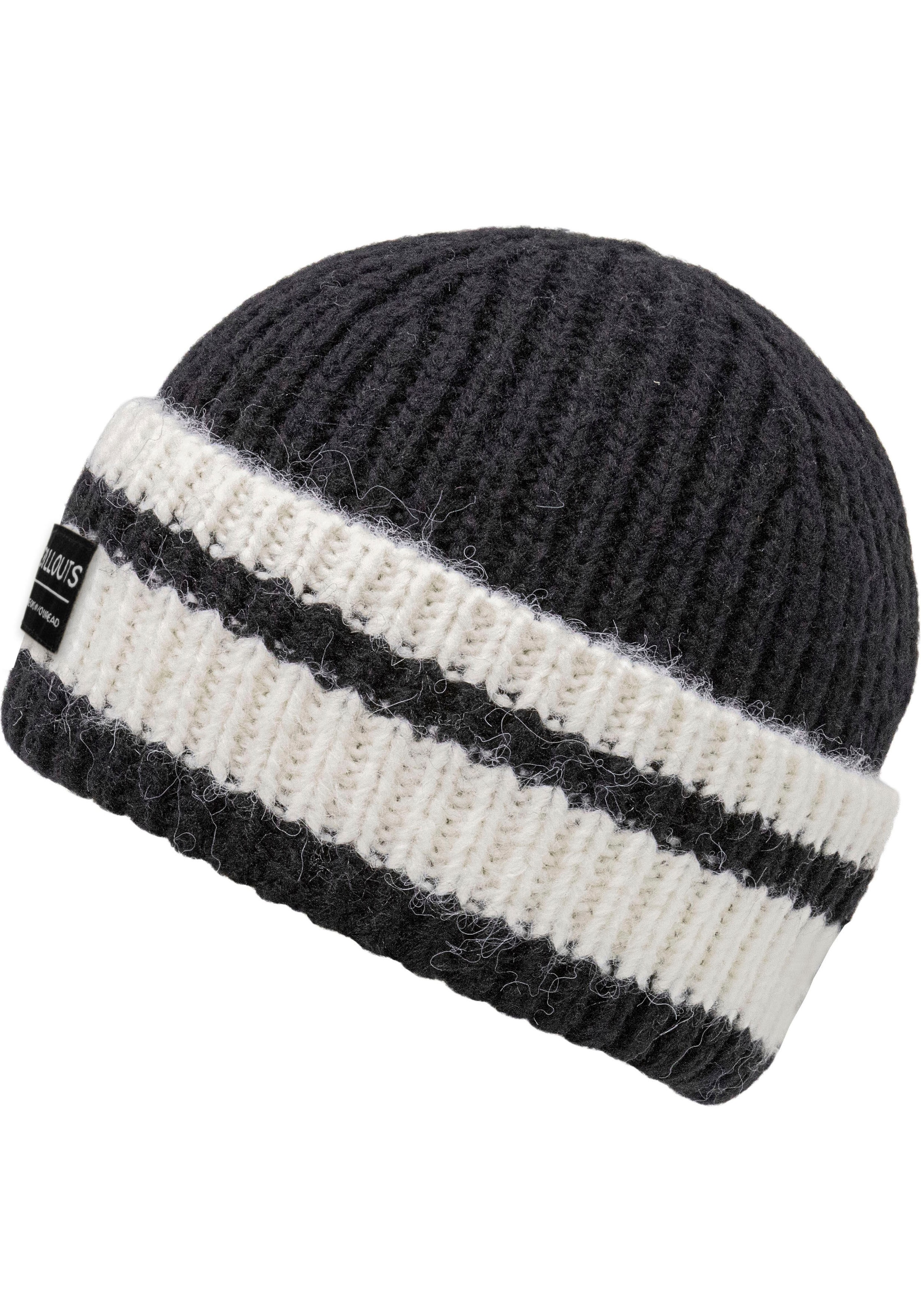 chillouts Strickmütze »Cooper Hat«, mit bei OTTO online Kontrast-Streifen kaufen