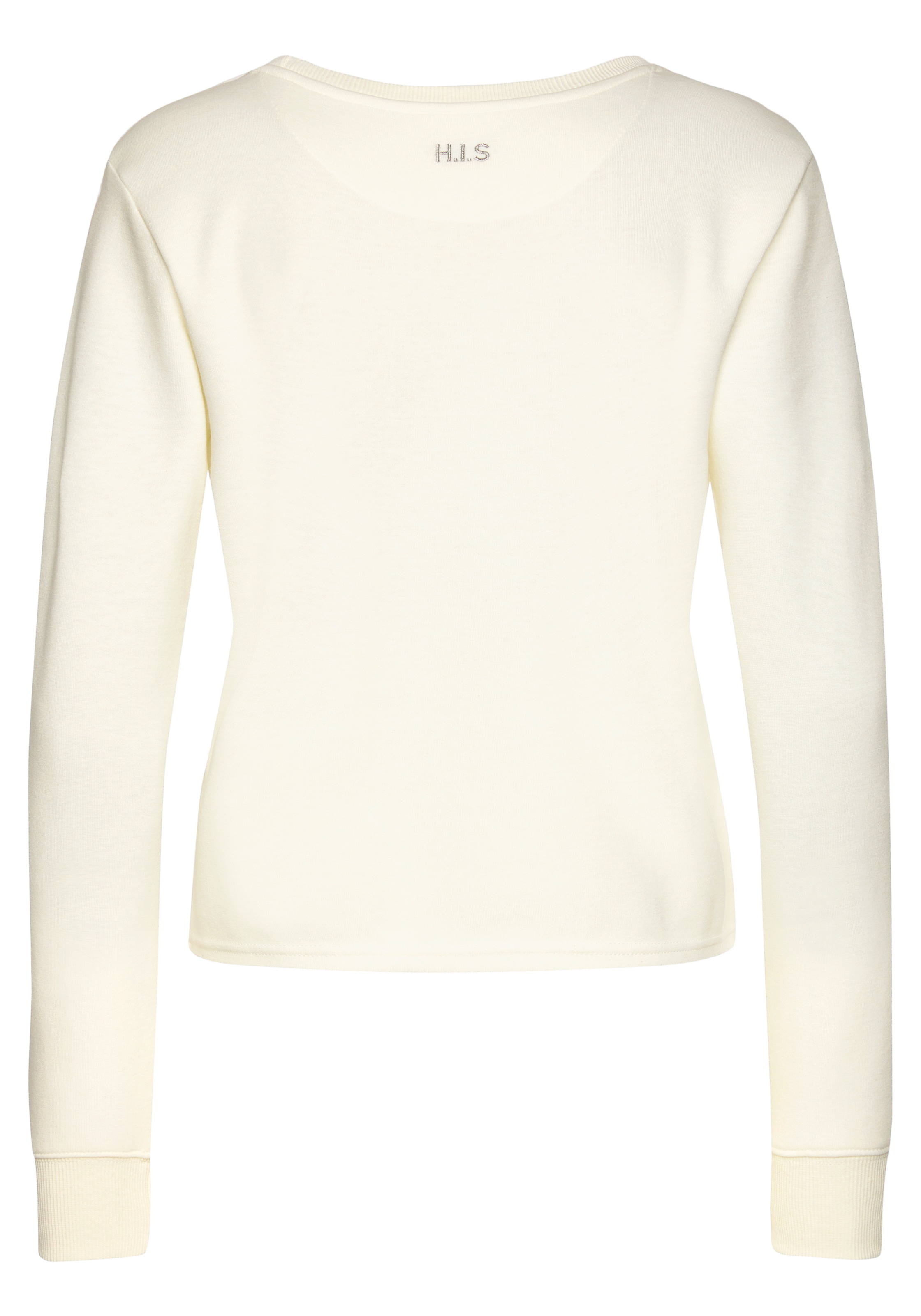 H.I.S Sweatshirt, mit Piping auf der Brust, Loungewear