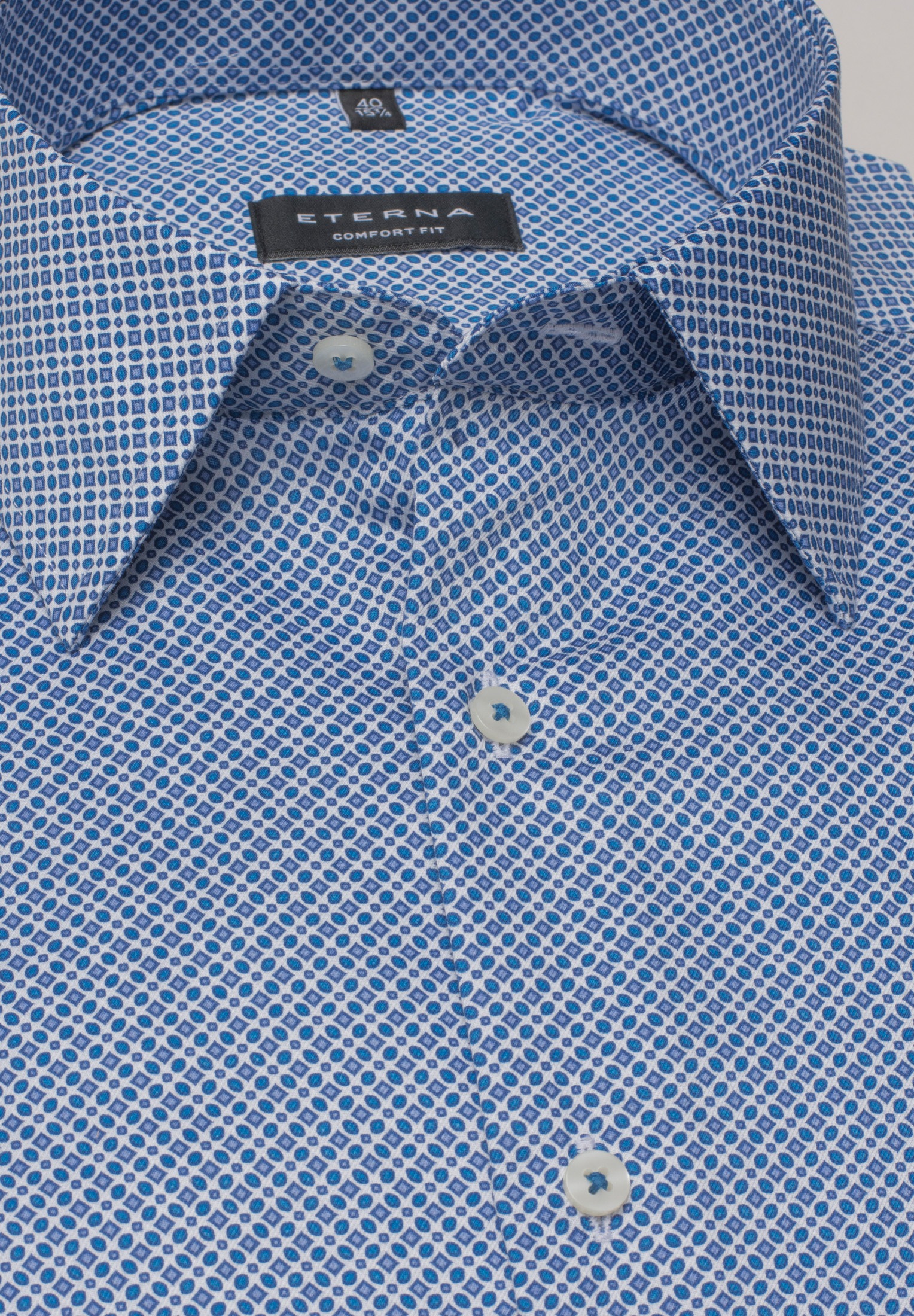Eterna Langarmhemd »COMFORT FIT«, NON IRON (bügelfrei)