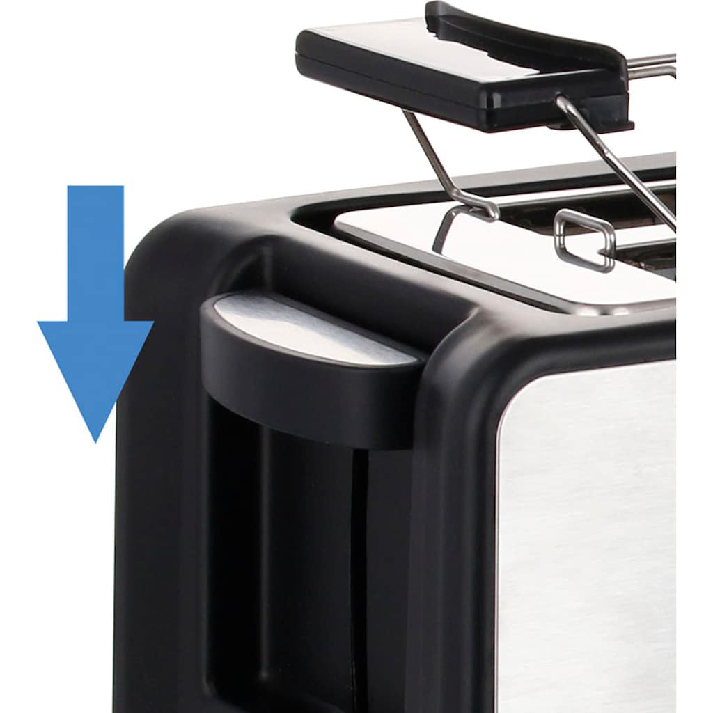 Emerio Toaster »TO-124806«, 2 lange Schlitze, für 4 Scheiben, 1400 W