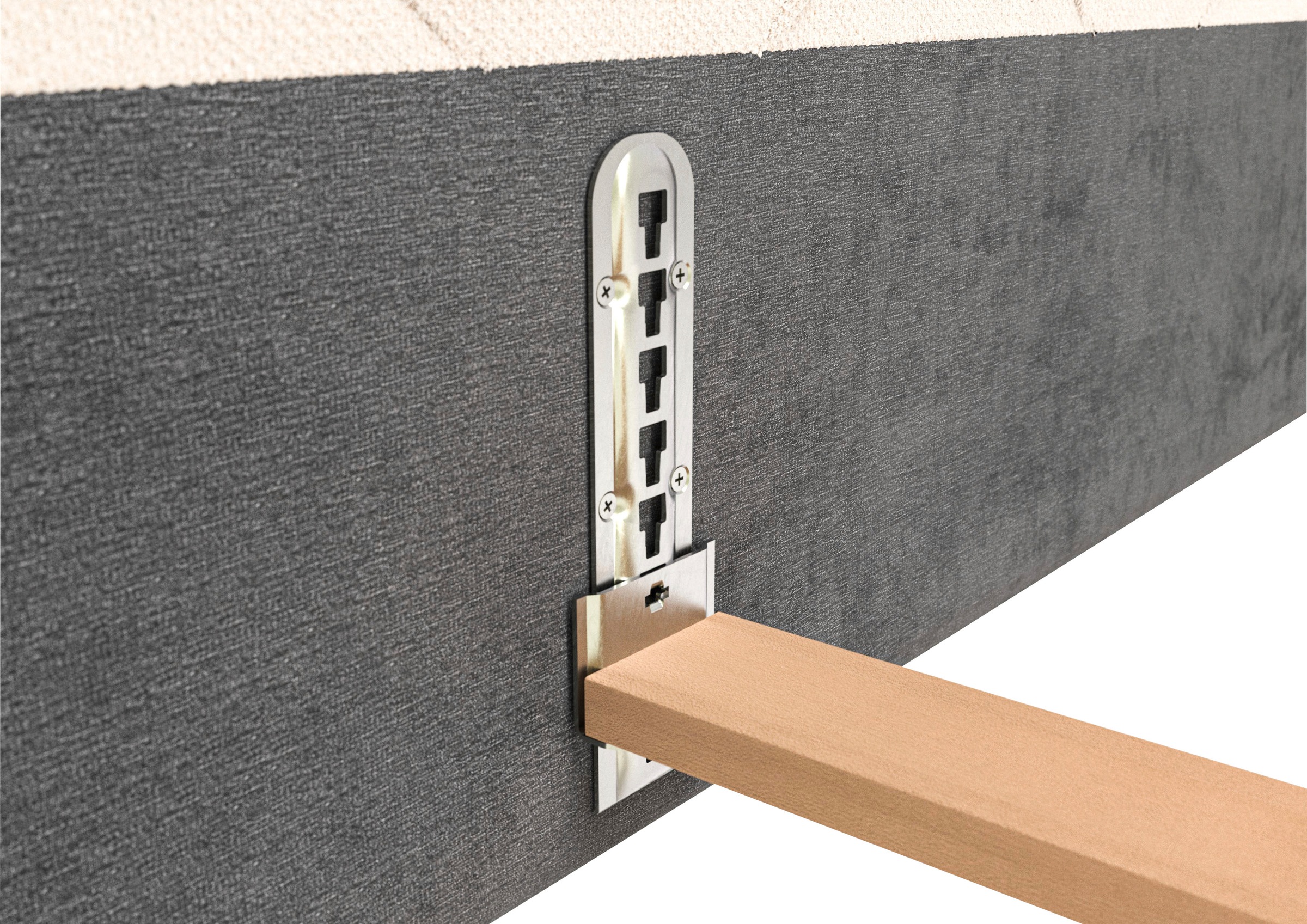 Home affaire Polsterbett »Maxime, in 4 Breiten bis 200cm, auch in Leder« Kopfteilhöhe 143 cm, belastbar bis 280 kg, auch in Überlänge 220cm