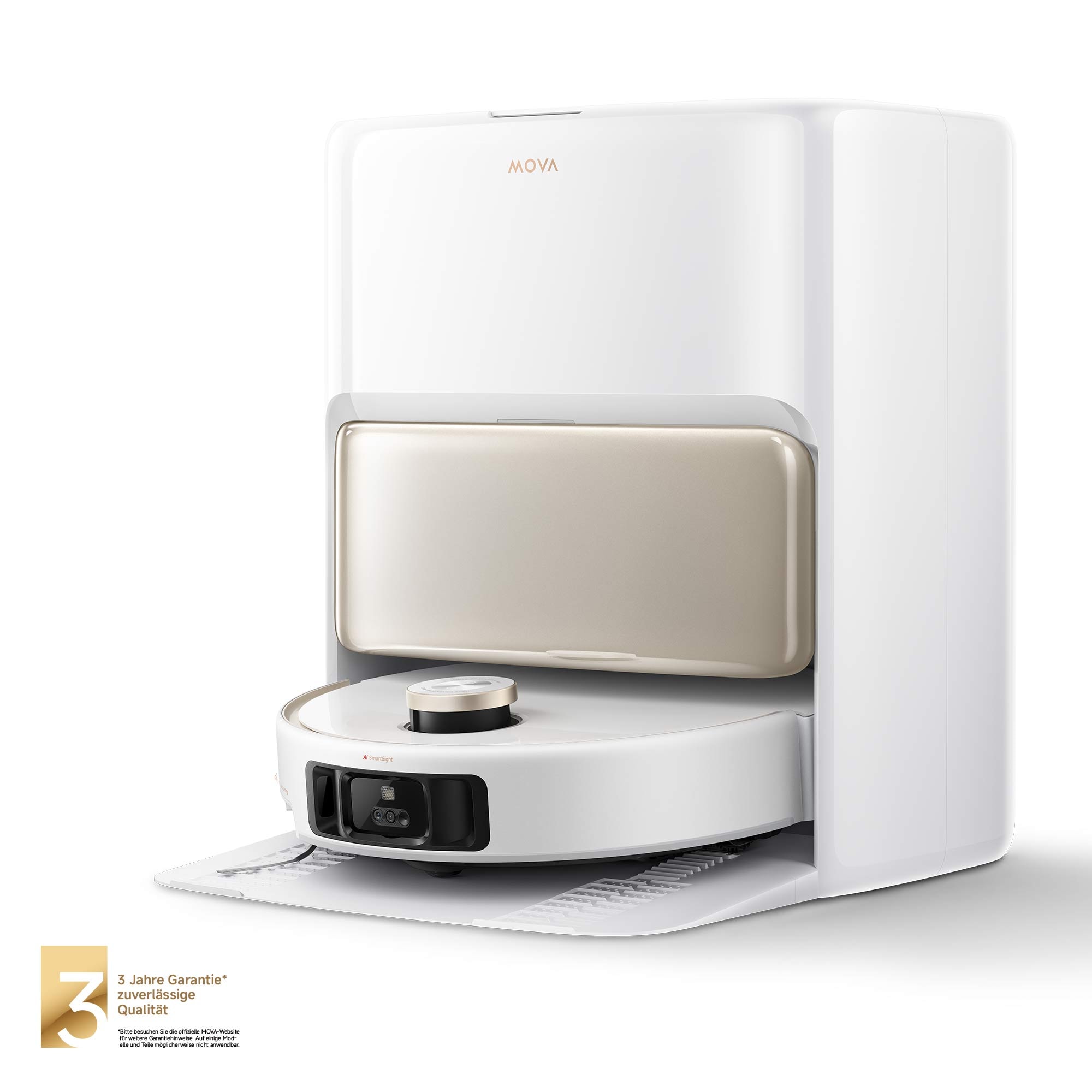 Mova Saugroboter »mit Wischfunktion MOVA V50 Ultra Complete,« 24.000Pa Saugkraft, Hindernisüberwindung, 50°C Wischwasser, 180m²