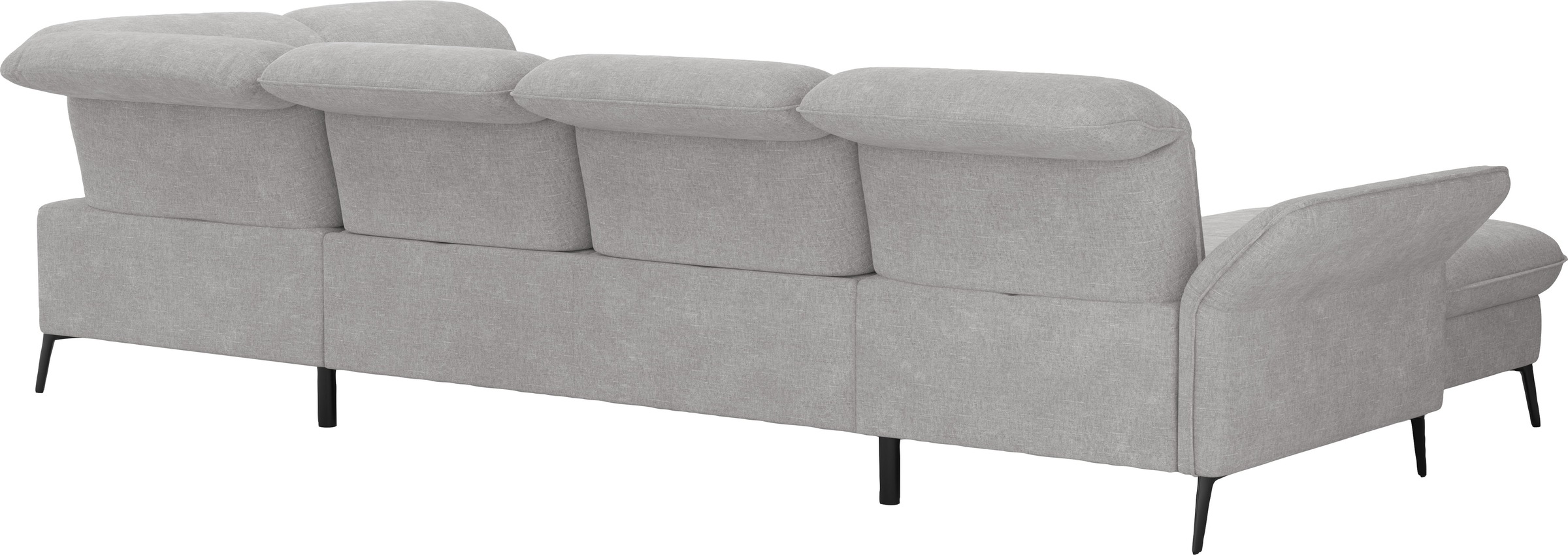 sit&more Wohnlandschaft »Emely, inkl. Sitztiefenverstellung«, wahlweise mit Bettfunktion,Bettkasten,Kopf- & Armteilverstellung