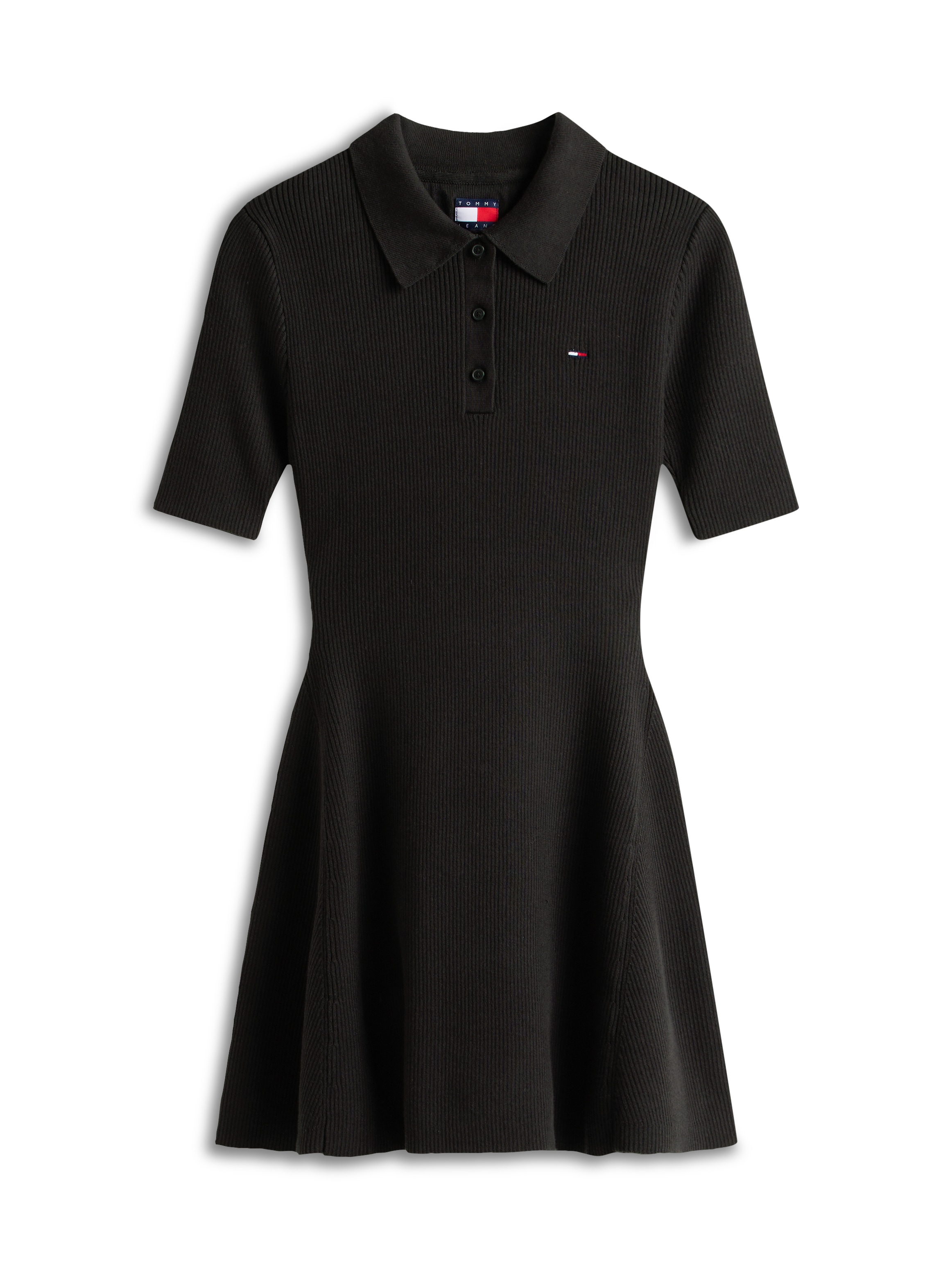Tommy Jeans Polokleid »TJW F&F SWEATER POLO MINI DRESS«