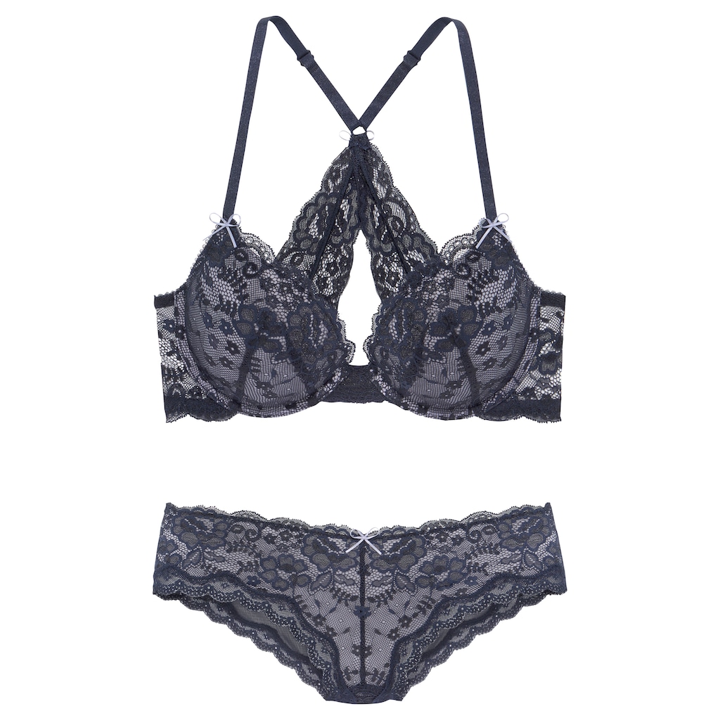 LASCANA Set: Push-up-BH, (Set, 2 tlg., mit Panty)