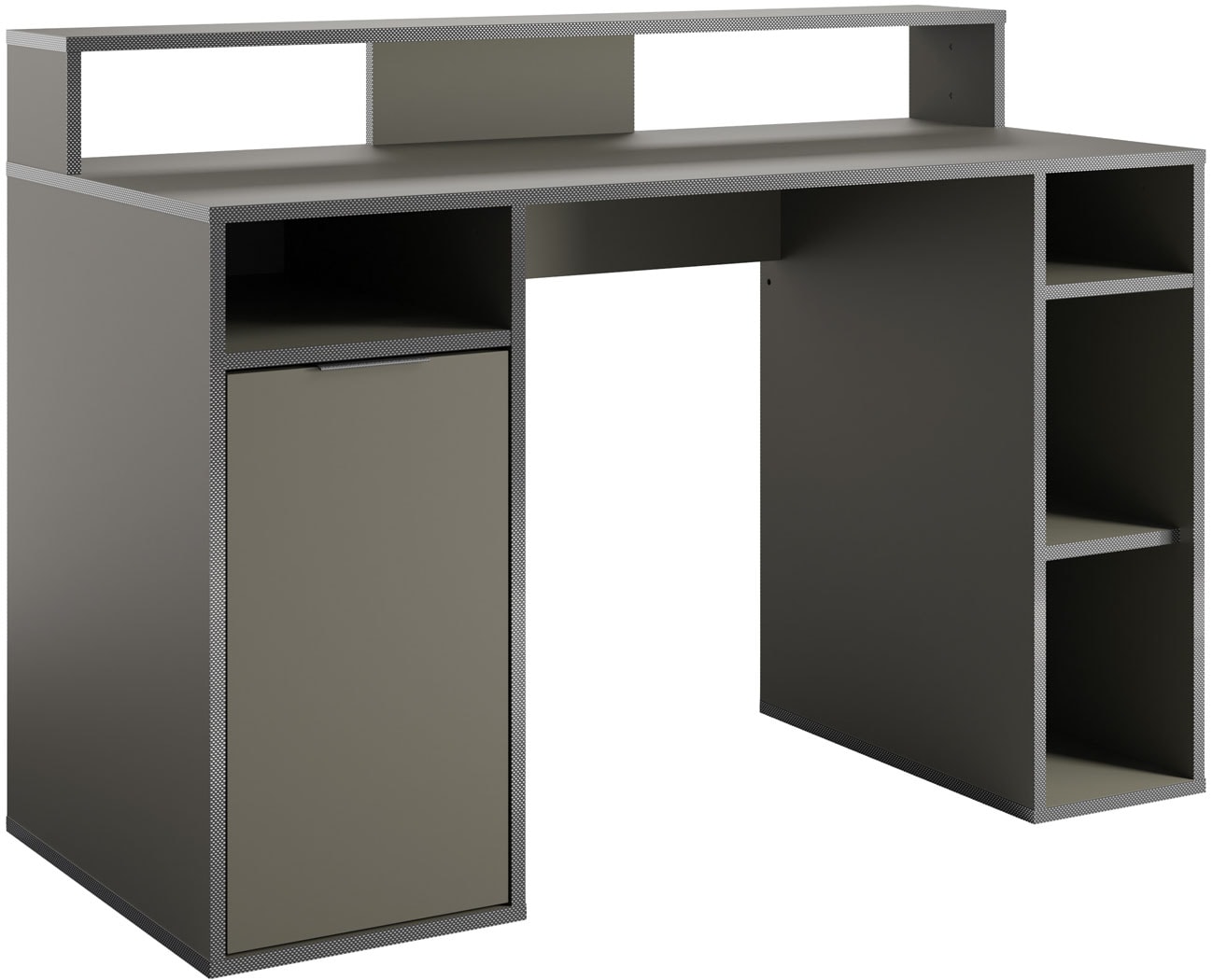 INOSIGN Schreibtisch »Orem«, Gamingtisch mit Tür und Monitoraufsatz, Breite 125 x 55 cm