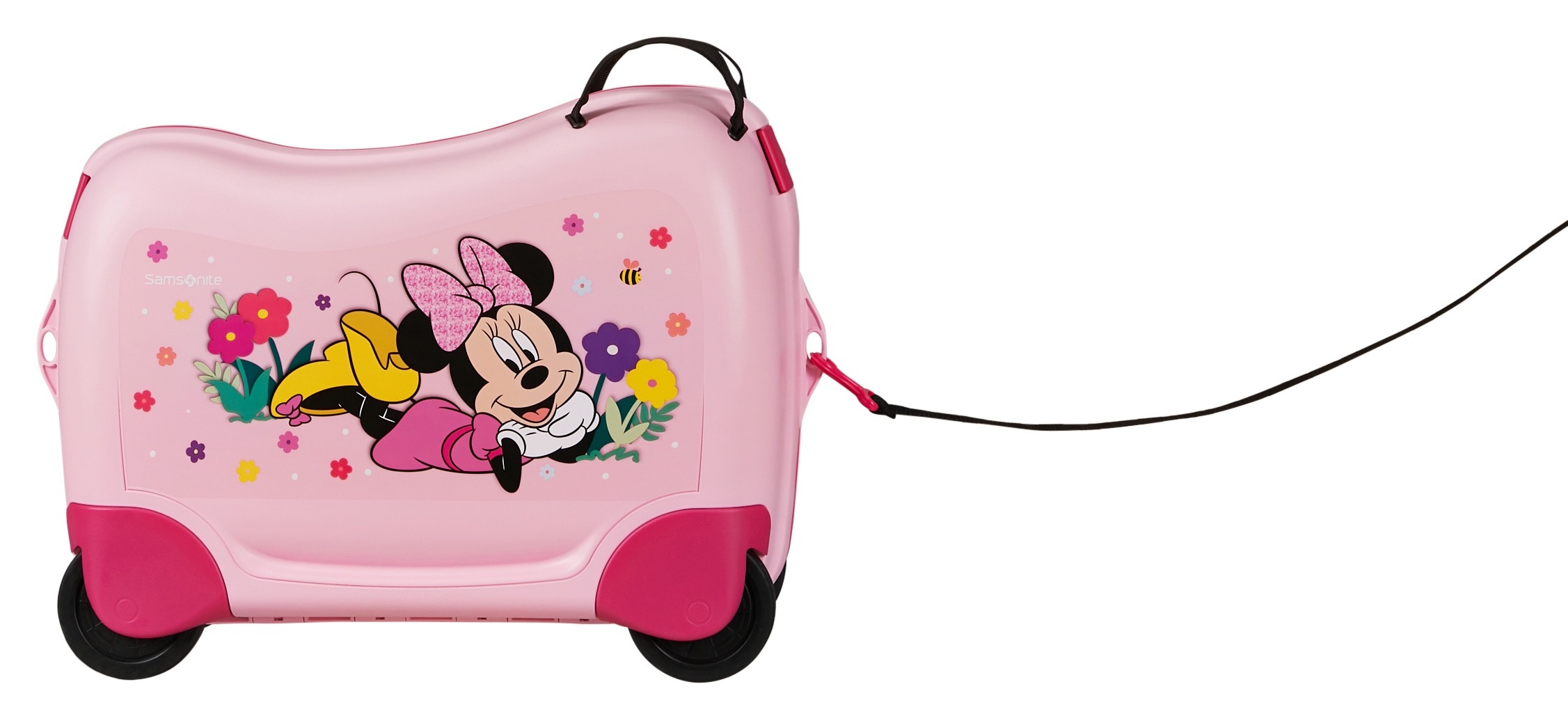 Samsonite Kinderkoffer »DREAM2GO DISNEY, Minnie Flower Power« 30 l 4 Rollen Ride-On Koffer Kinder-Reisekoffer