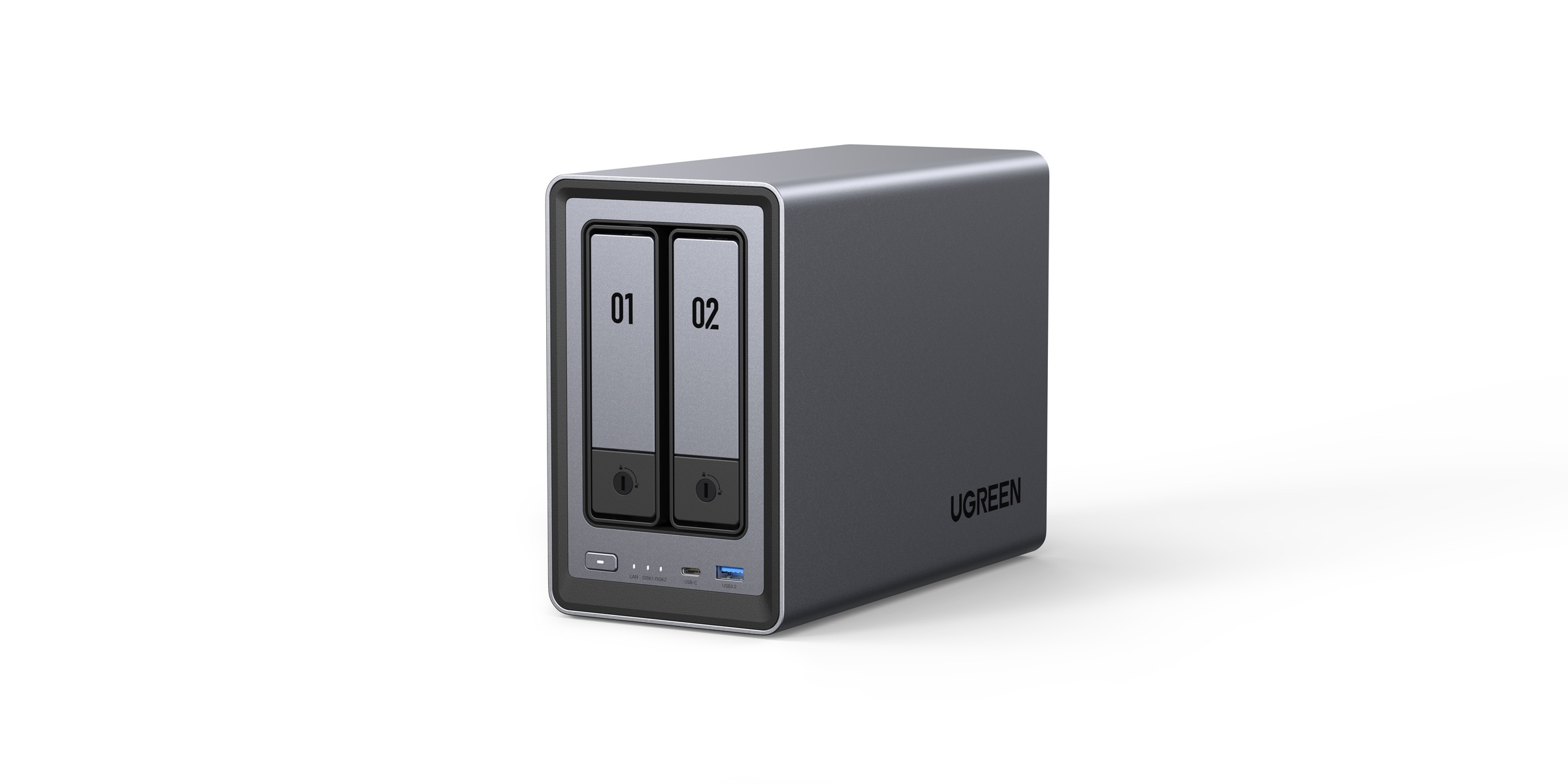 UGREEN NAS-Server »DXP2800 2-Bay-NAS (Diskless)«