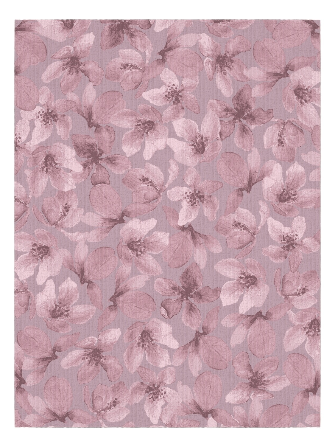 Name It Schlafanzug »NKFNIGHTSET MAUVE FLOWER LOOSE RIB NOOS«