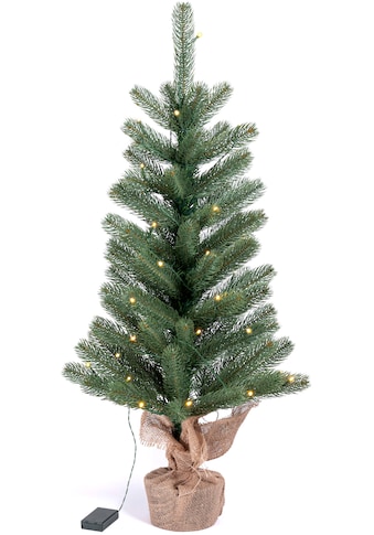 Künstlicher Weihnachtsbaum »LED-Tannenbaum, künstlicher Christbaum«, Nordmanntanne