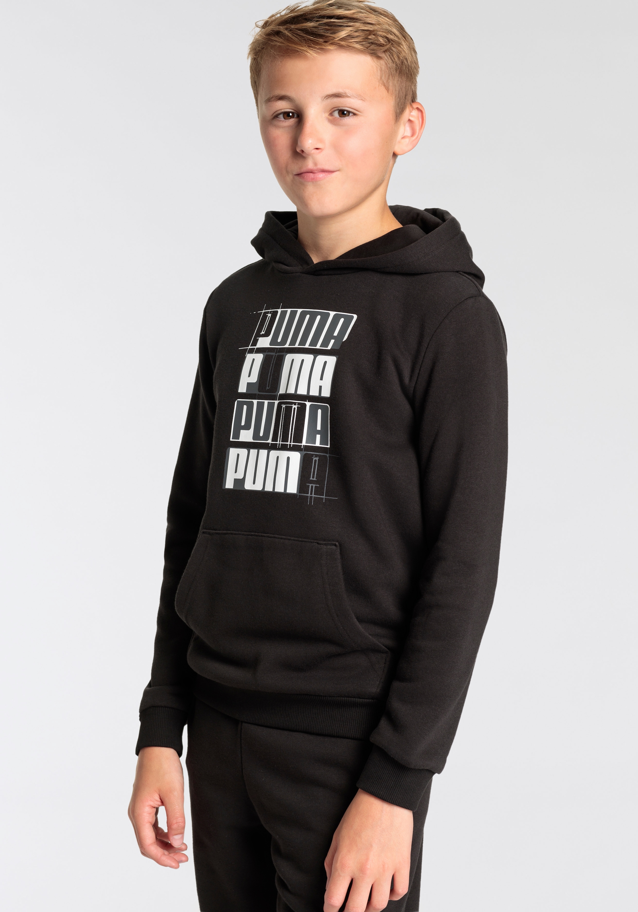 PUMA Kapuzensweatshirt »ESS+ LOGO LAB HOODIE TR B«