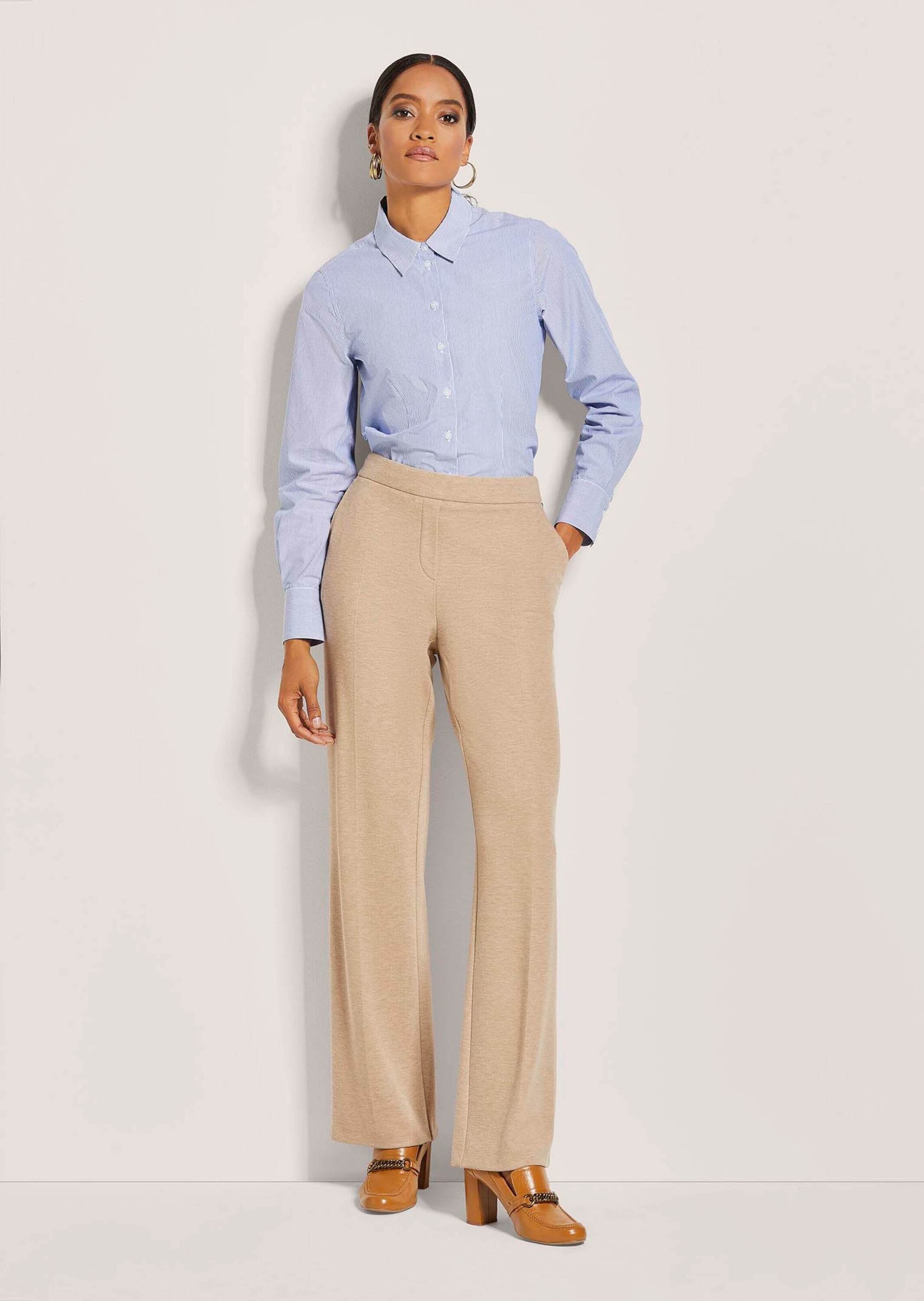 MADELEINE Stoffhose »Hose Weite Bügelfaltenhose zum Schlüpfen«