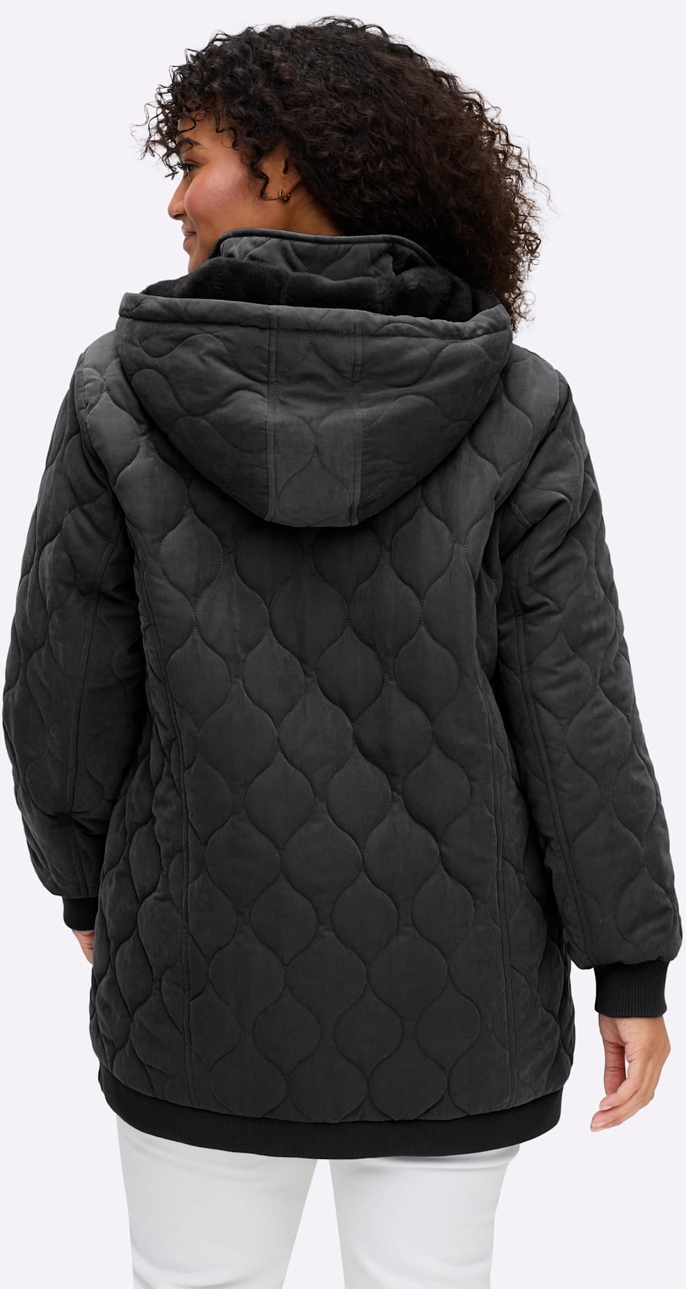 Sheego Blouson mit Kapuze