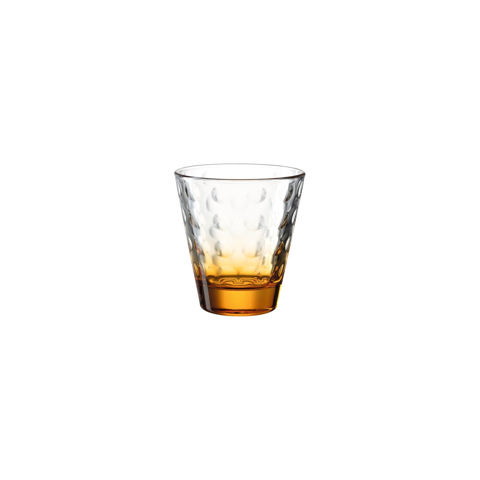 LEONARDO Glas »Trinkgläser Optic 215 ml 6er Set bunt« Ideal für den Alltag, spülmaschinengeeignet,