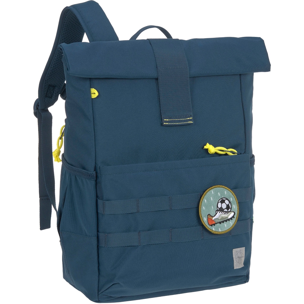 LÄSSIG Kinderrucksack »Medium Rolltop Backpack, navy«, Reflektoren
