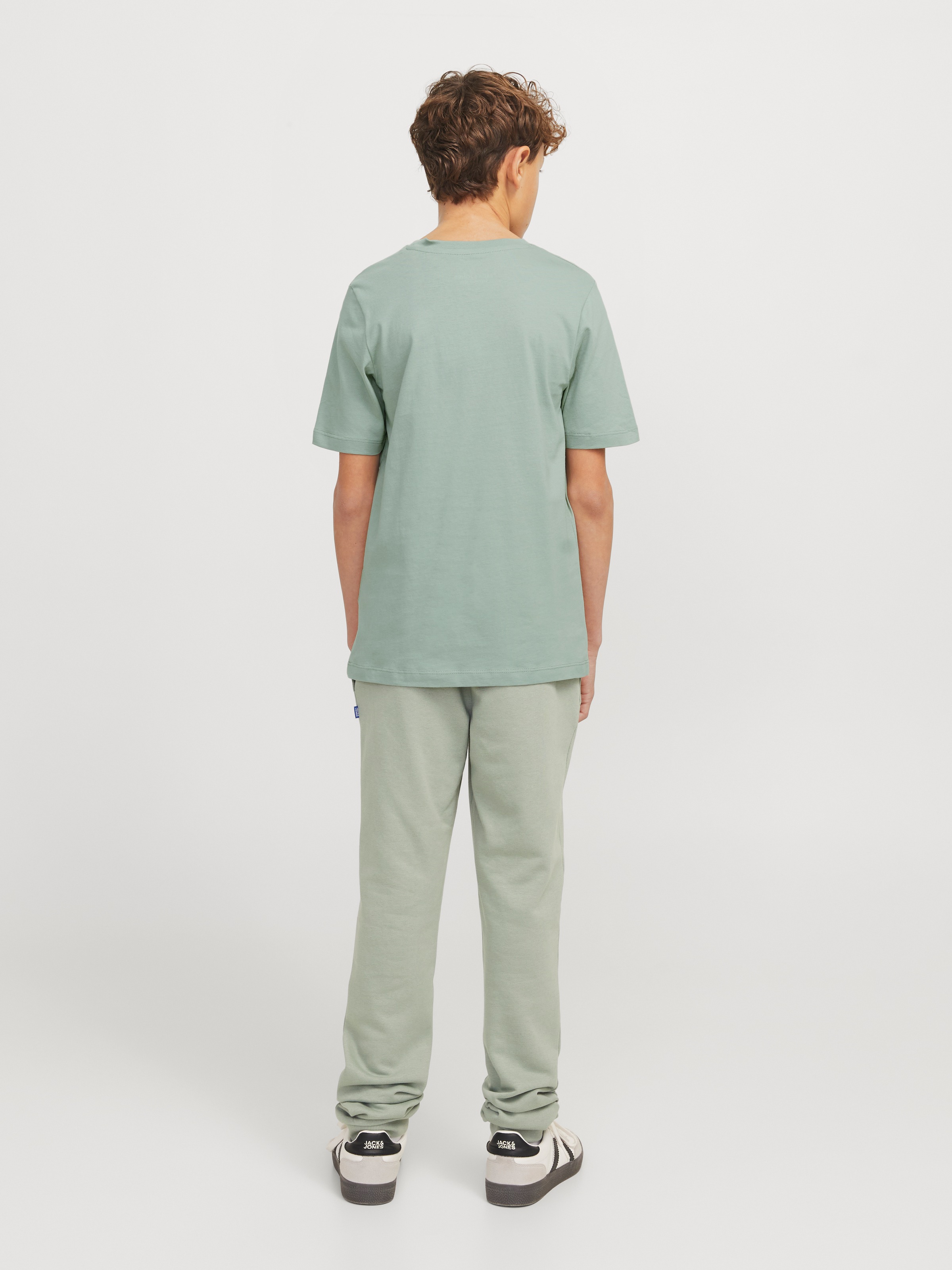 Jack & Jones Junior Rundhalsshirt »JJELOGO TEE SS O-NECK 2 COL S NOOS JNR«