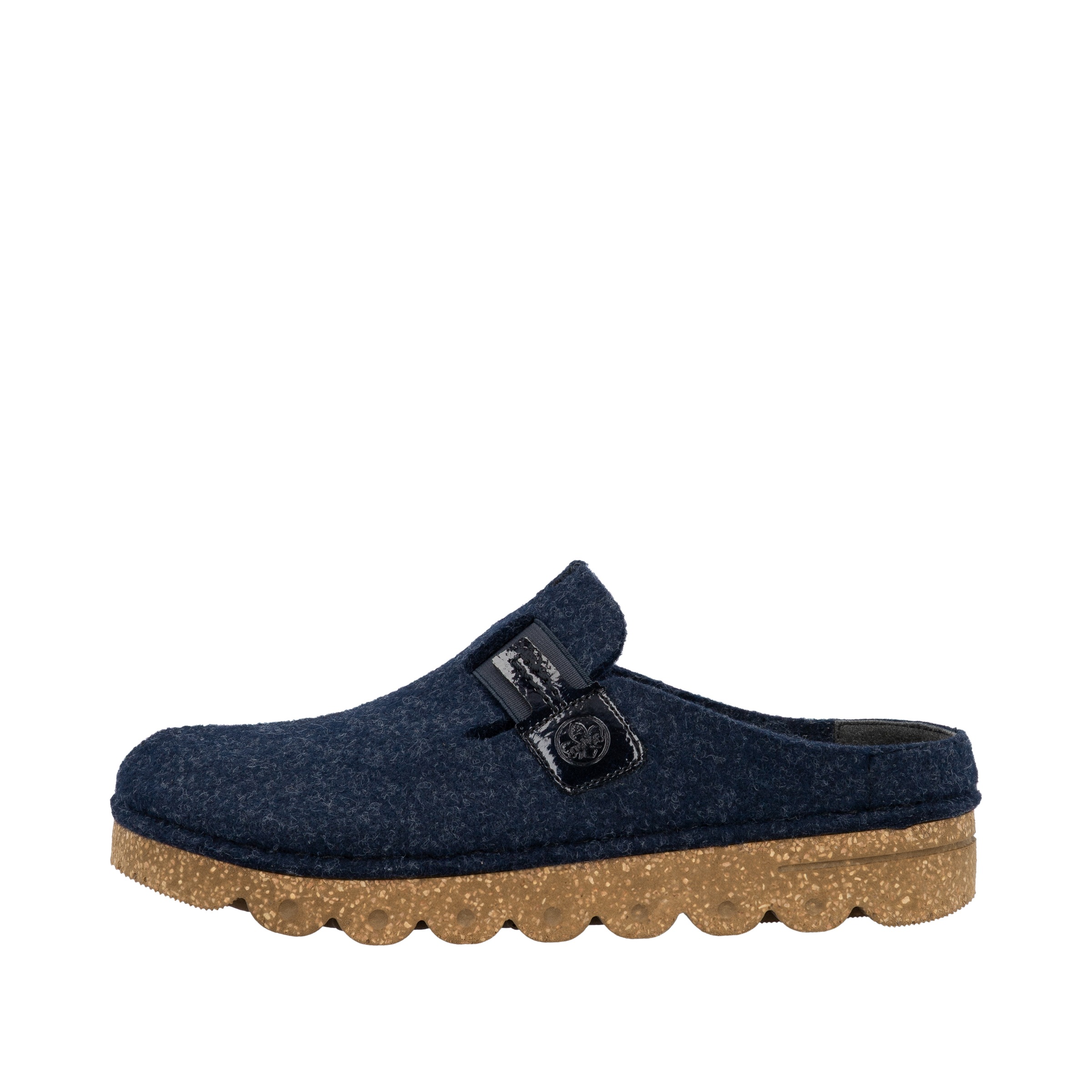 Rieker Clog, Sabot, Hausschuh, Casual-Clog, Plateausohle, zum Schlupfen