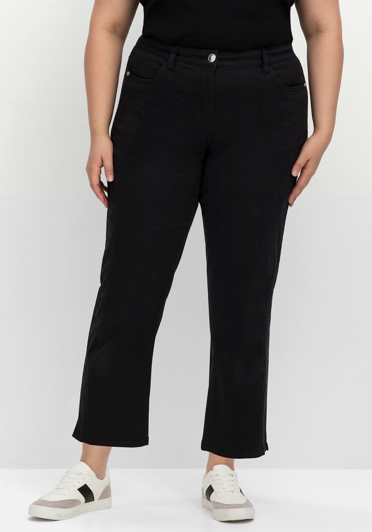 Sheego Stretch-Hose »Twillhose in knöchelfreier Länge«