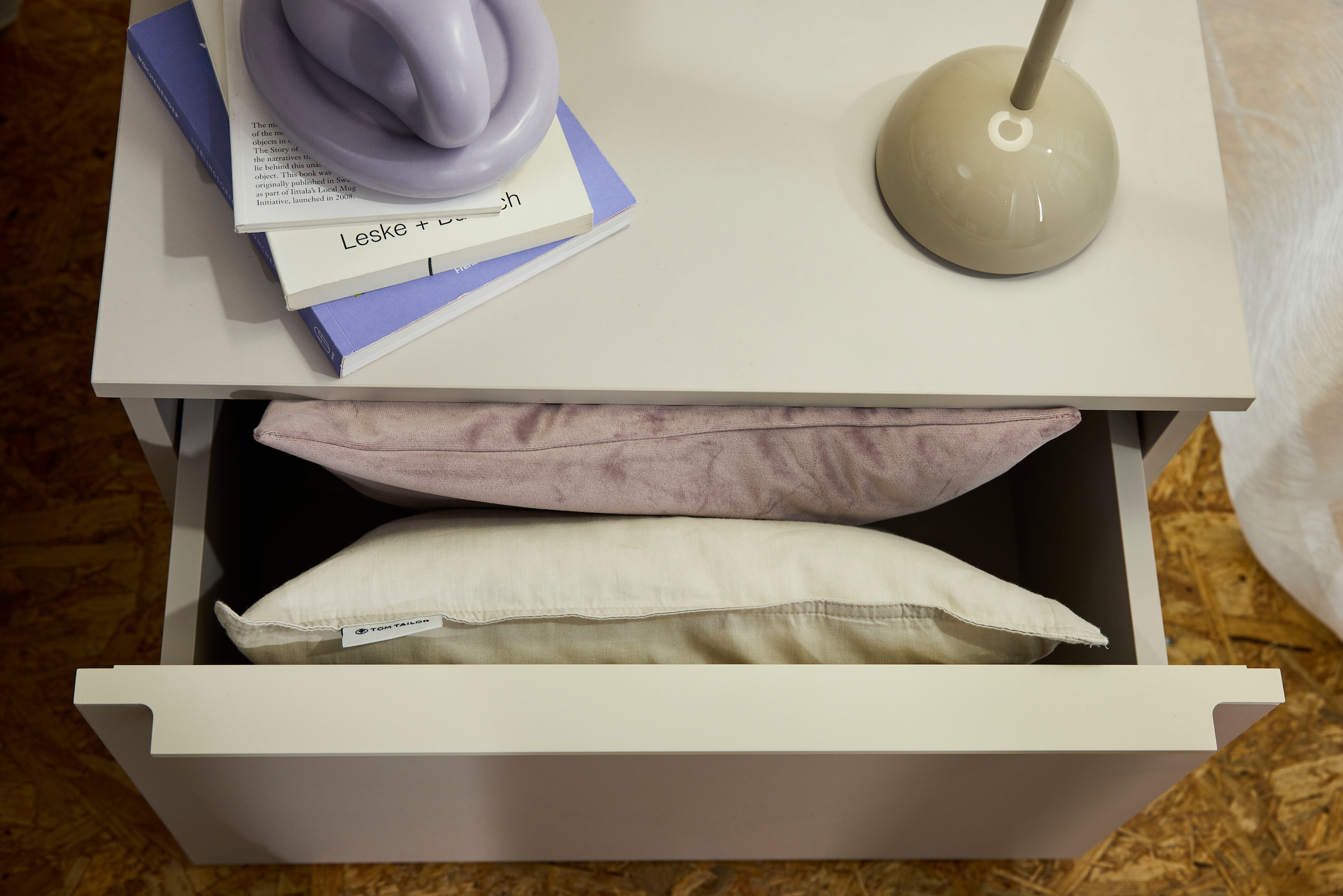TOM TAILOR HOME Nachtkommode »COLOR PUZZLE - Schublade mit farbigem Griff« Nachttisch mit Schublade, Softclose