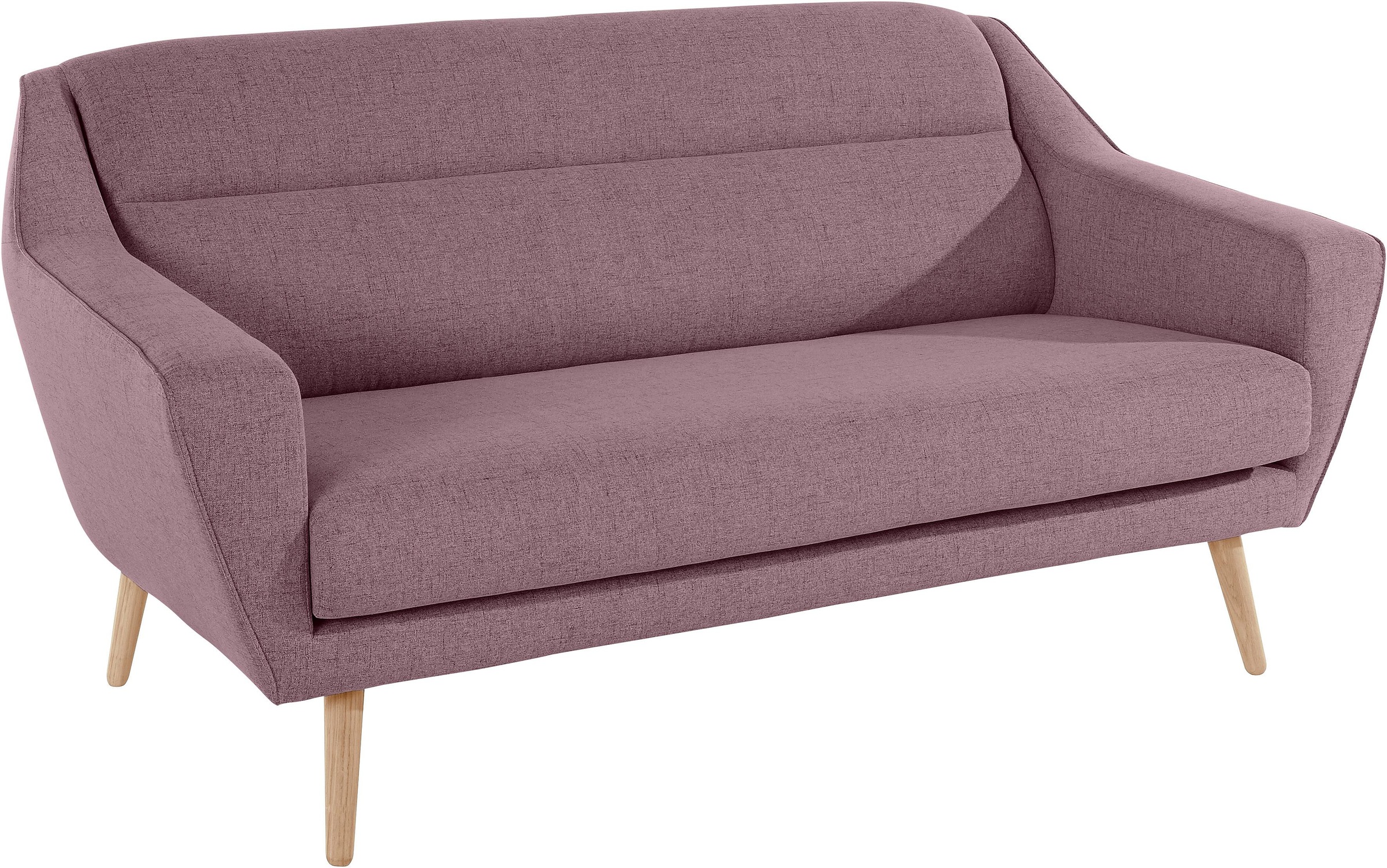 OTTO home 3-Sitzer »Bille« mit Naht im Rückenkissen und Eiche-Beinen, Design by Morten Georgsen