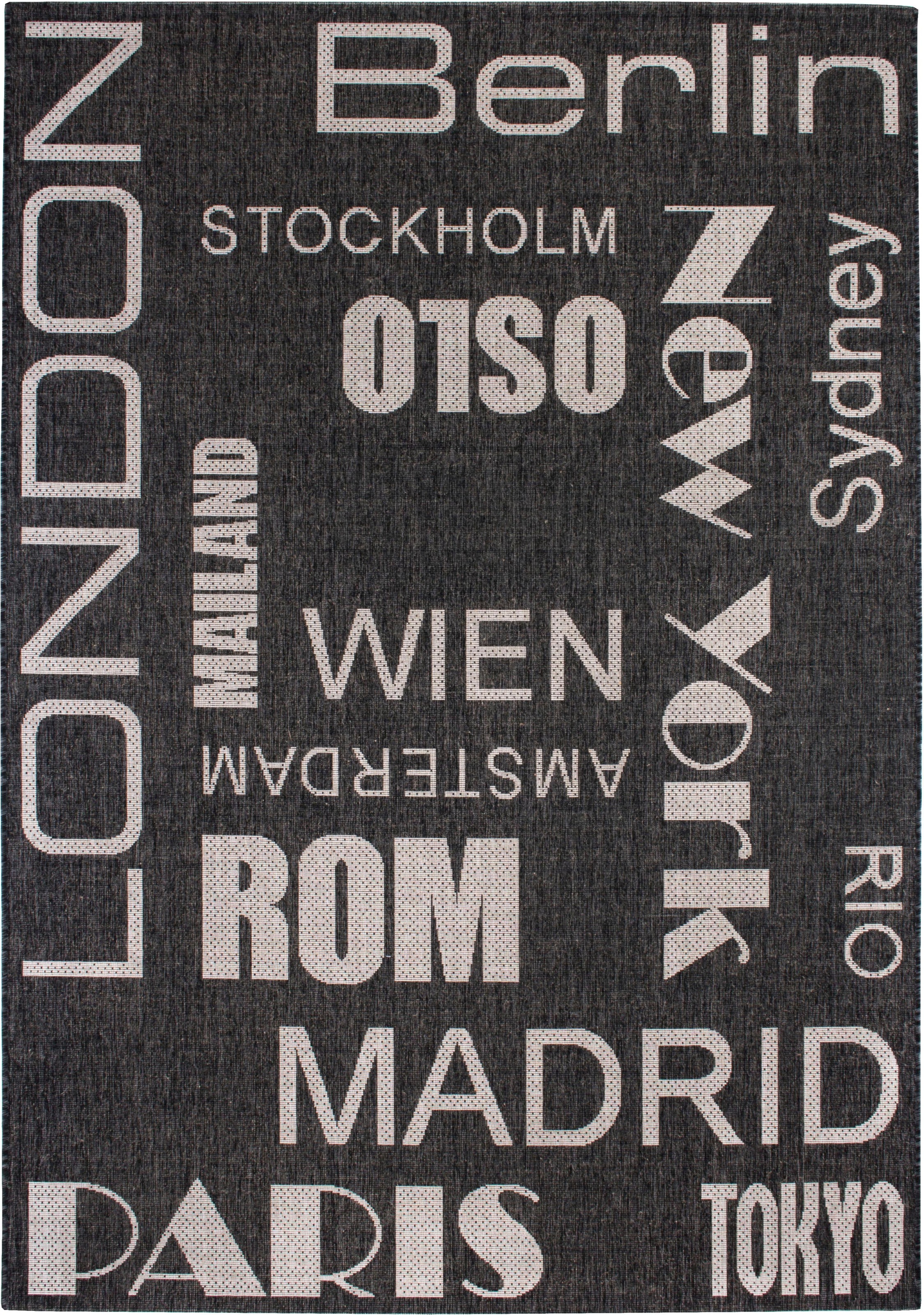 Andiamo Teppich »New Orleans 3«, rechteckig, 5 mm Höhe, In- und Outdoor geeignet, Wohnzimmer