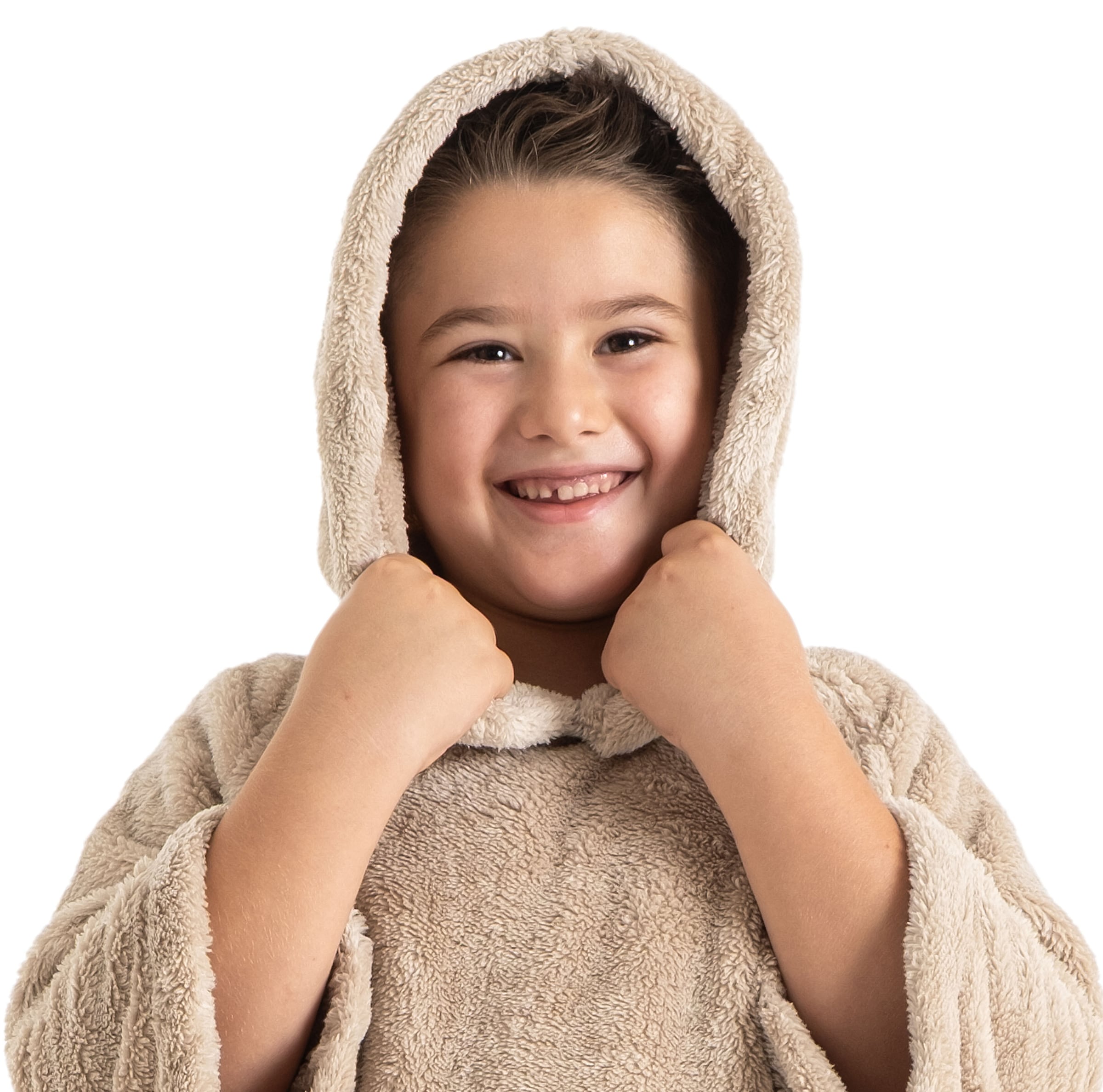 my home Badeponcho »Lillou, für Kinder, ideal für Urlaub oder im Schwimmbad« 1 Stk. weich und kuschelig, Fleece, plüsch, Surfponcho