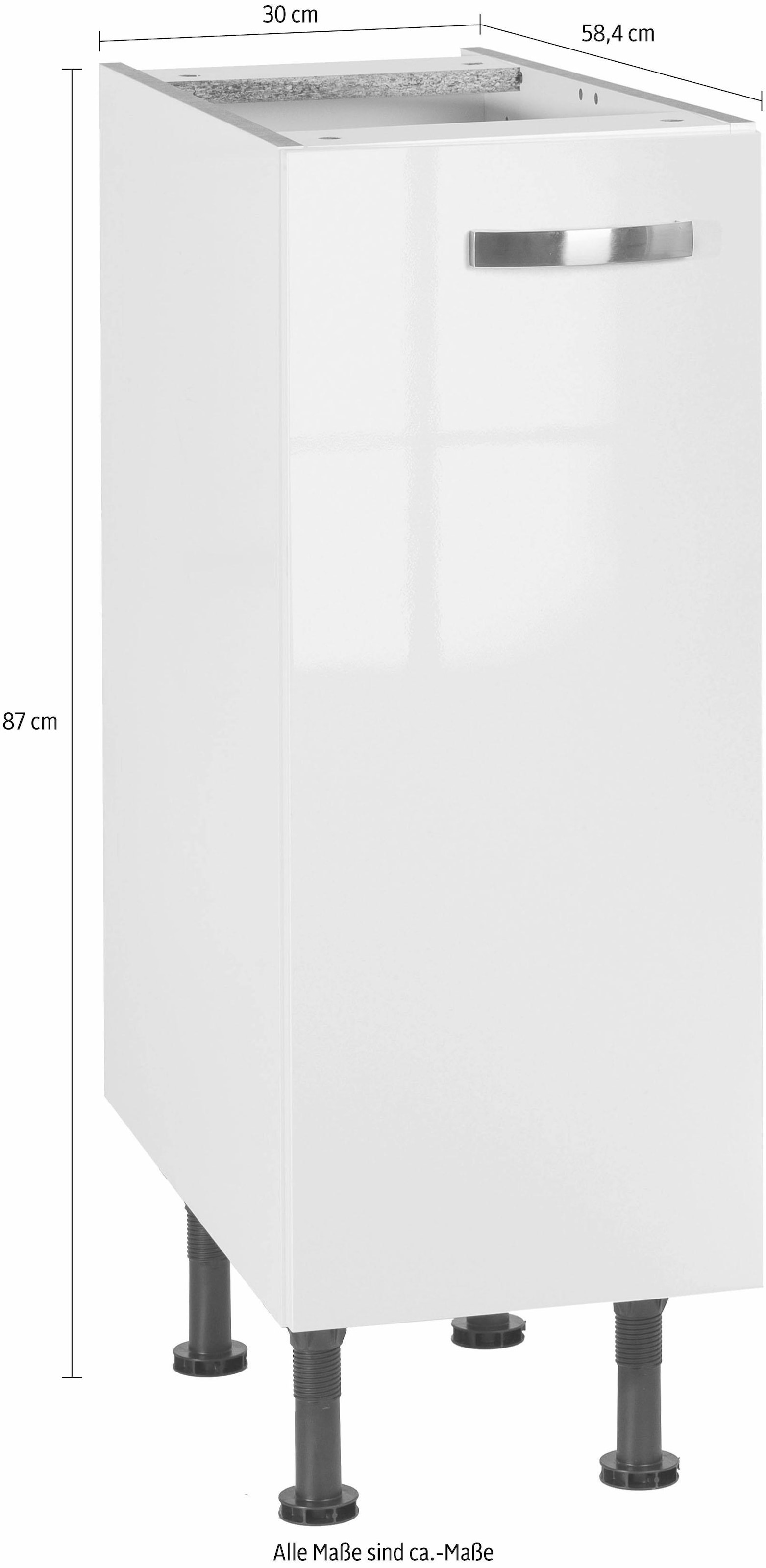 KOCHSTATION Unterschrank »KS-Cara«, Breite 30 cm