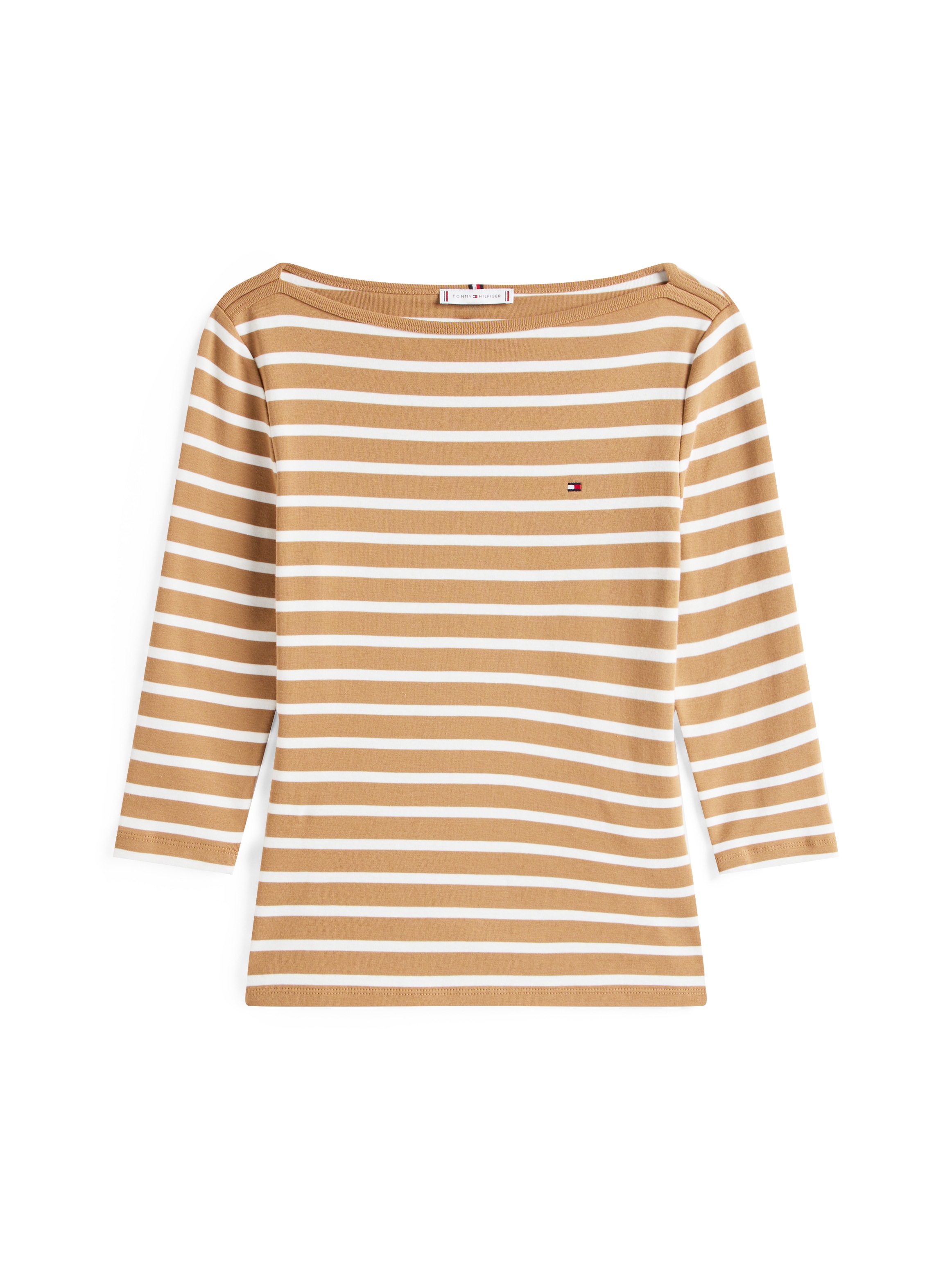 Tommy Hilfiger 3/4-Arm-Shirt »NEW CODY BOAT-NECK« Baumwolle, U-Boot-Ausschnitt, Slim Fit