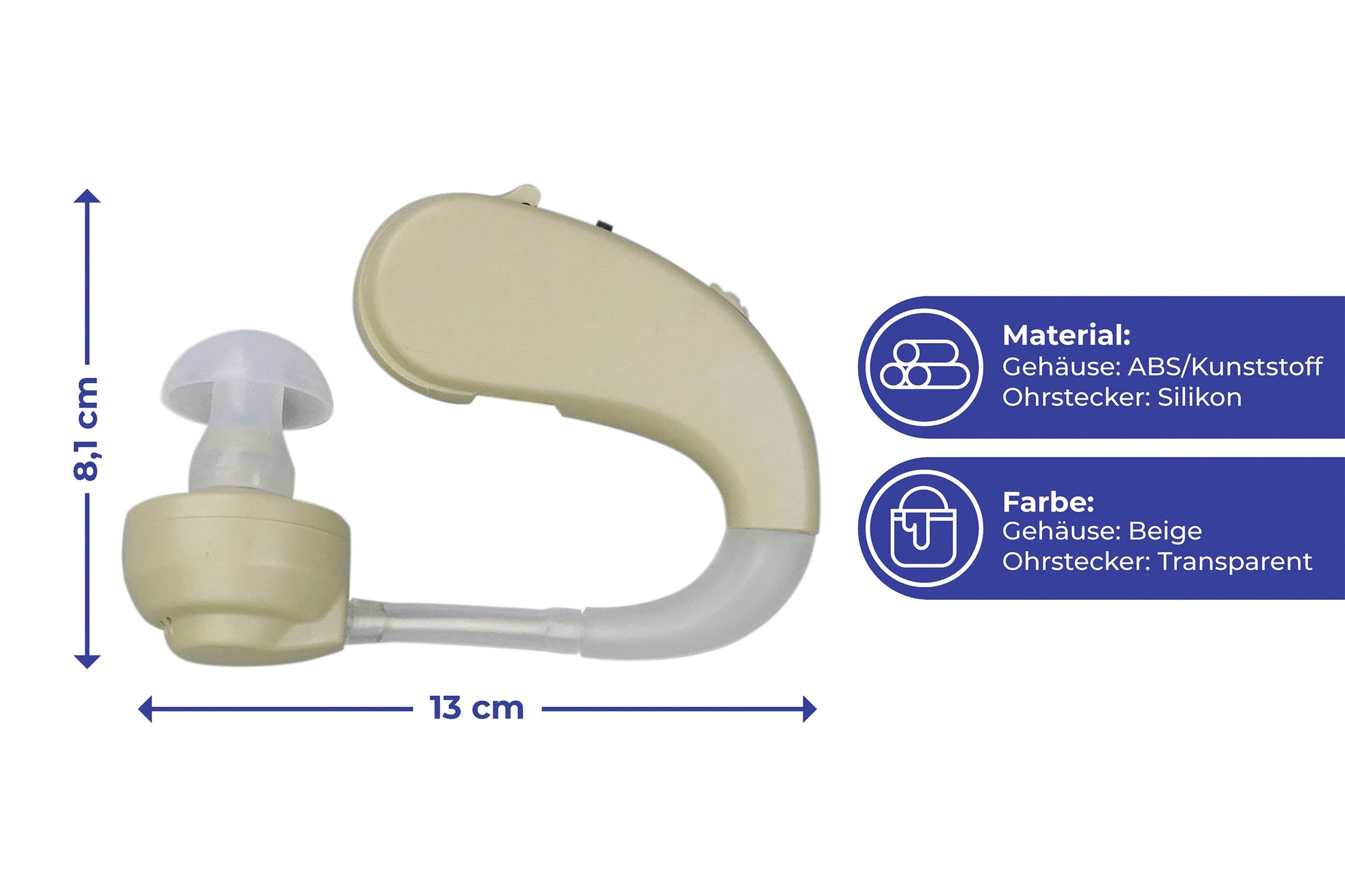 Maximex Hörverstärker »Mini-Ear Hörhilfe«, batteriebetrieben