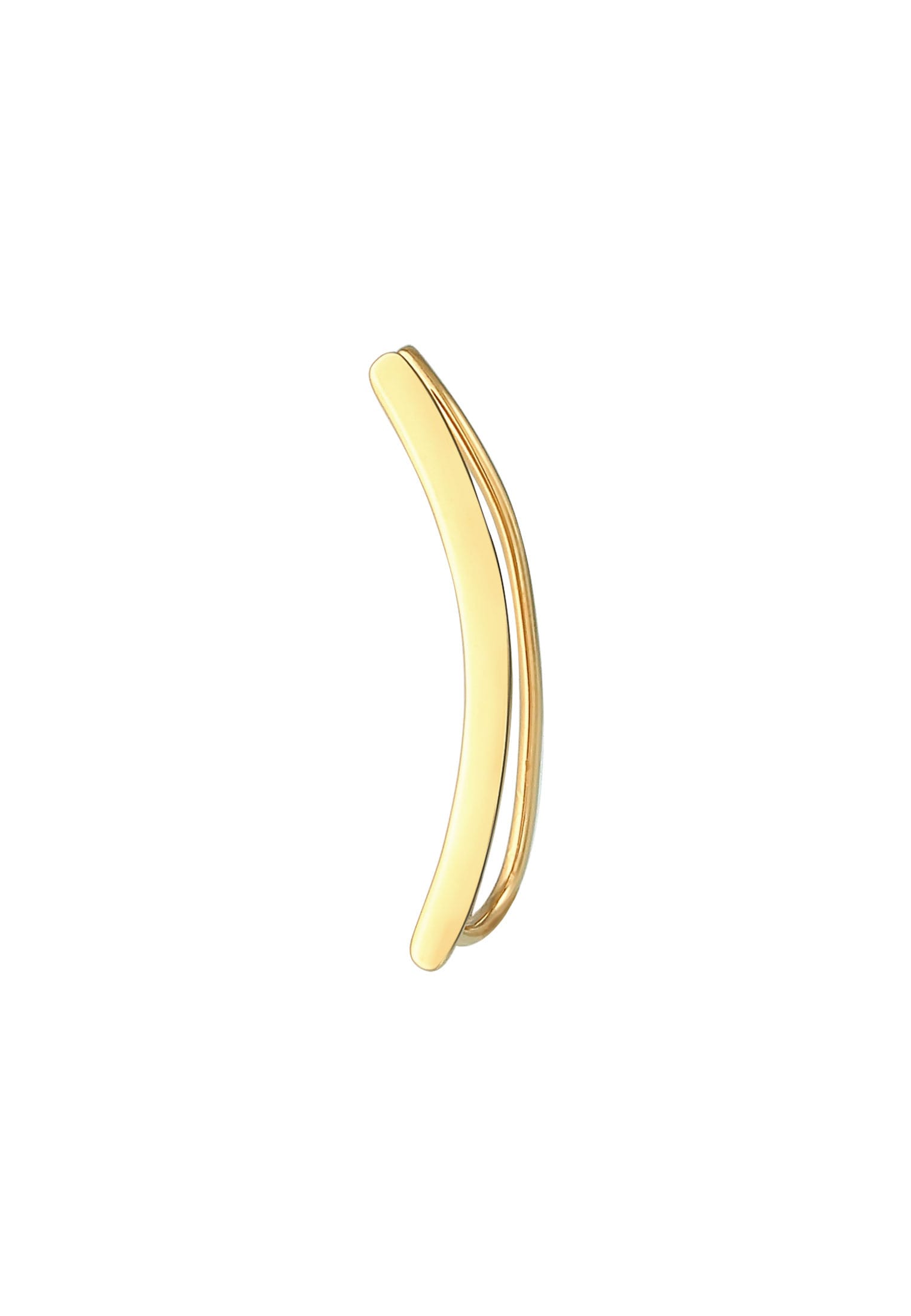 Elli Ohrklemme »Ohrringe Single Earclimber Ohrklemme Gewölbt 925 Silber«
