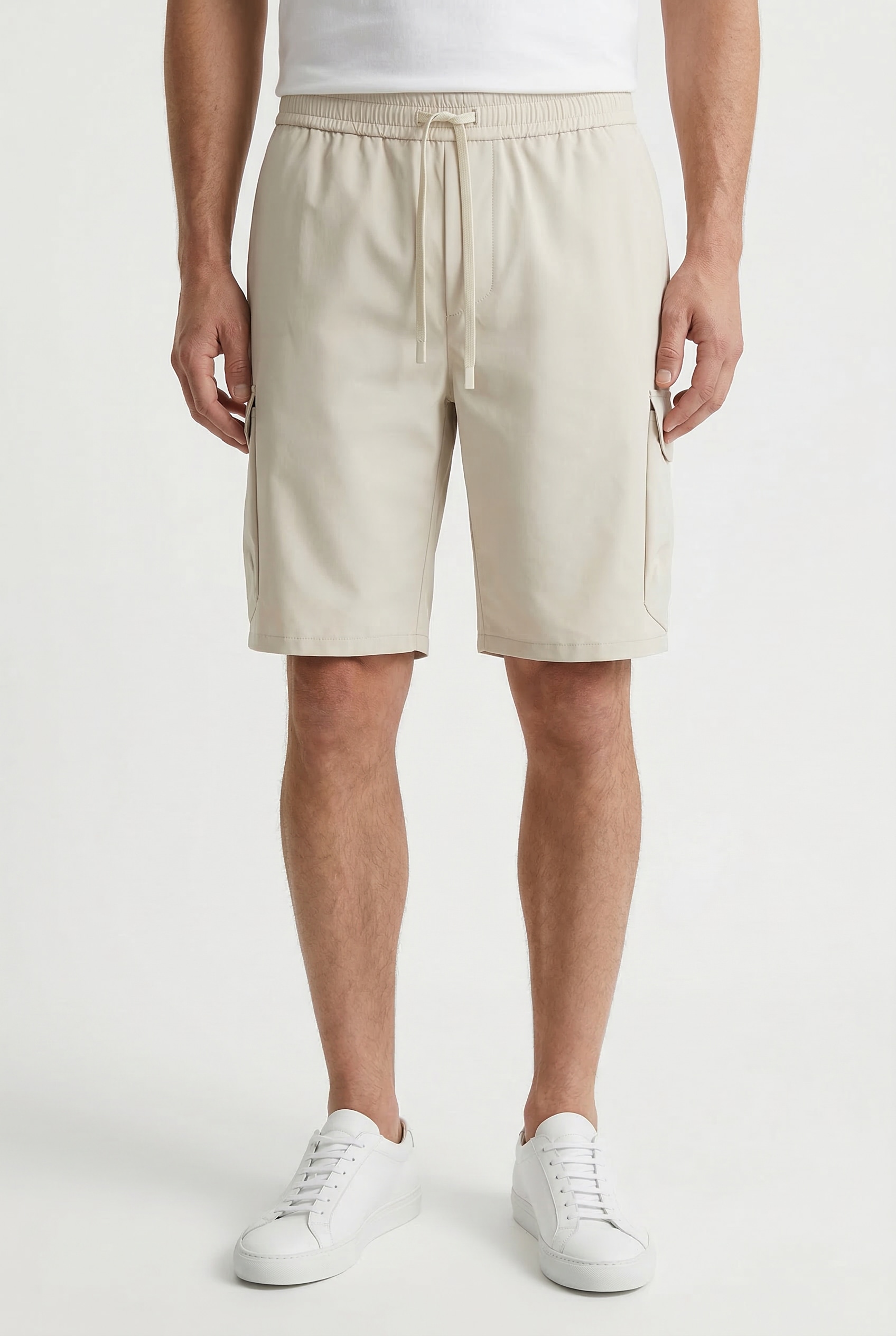 BOSS GREEN Shorts »S Urbanex-Cargo«  mit Cargotaschen Cargohose Stretchhose Businesshose Anzughose
