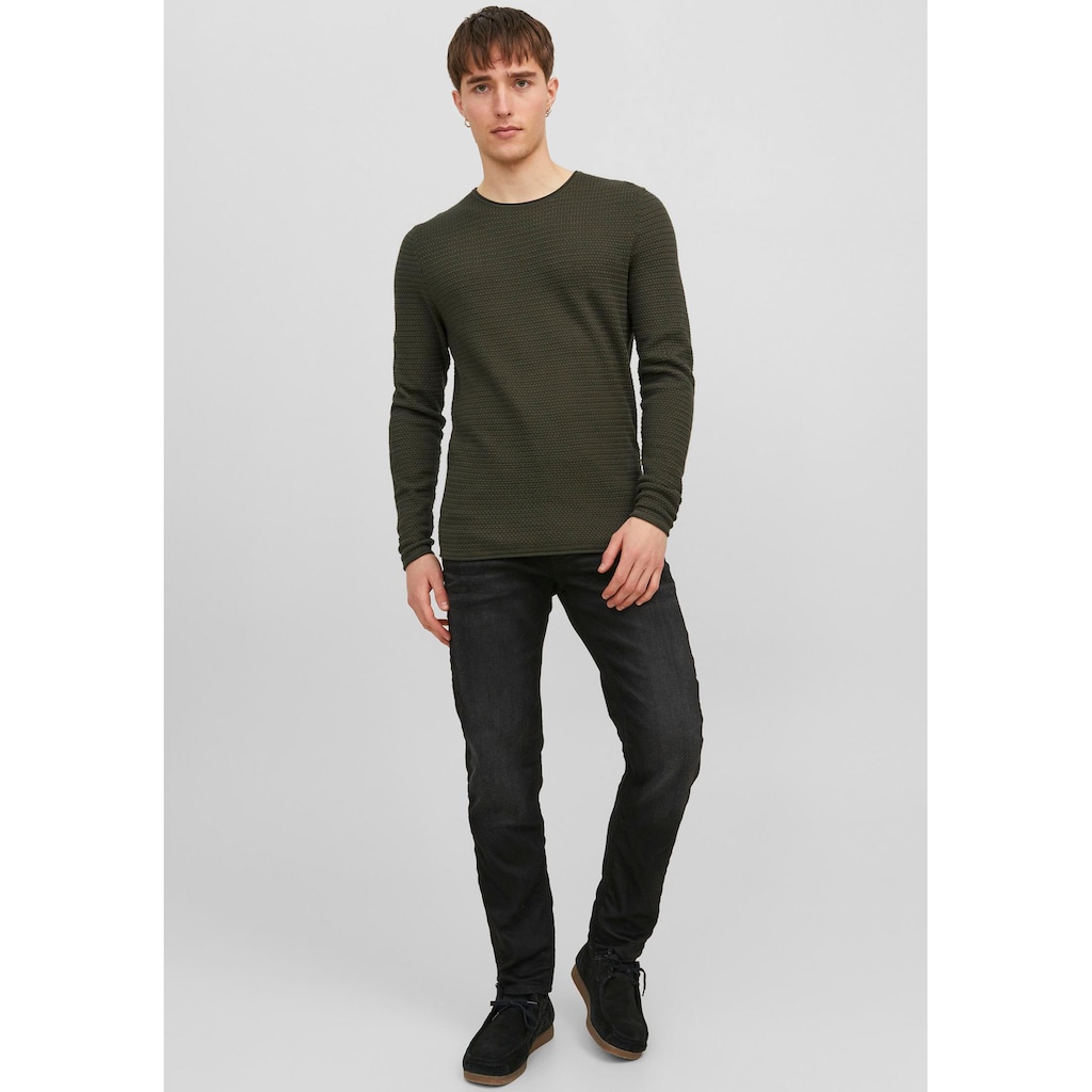 Jack & Jones Rundhalspullover »JPRBLUMIGUEL KNIT CREW NECK NOOS«