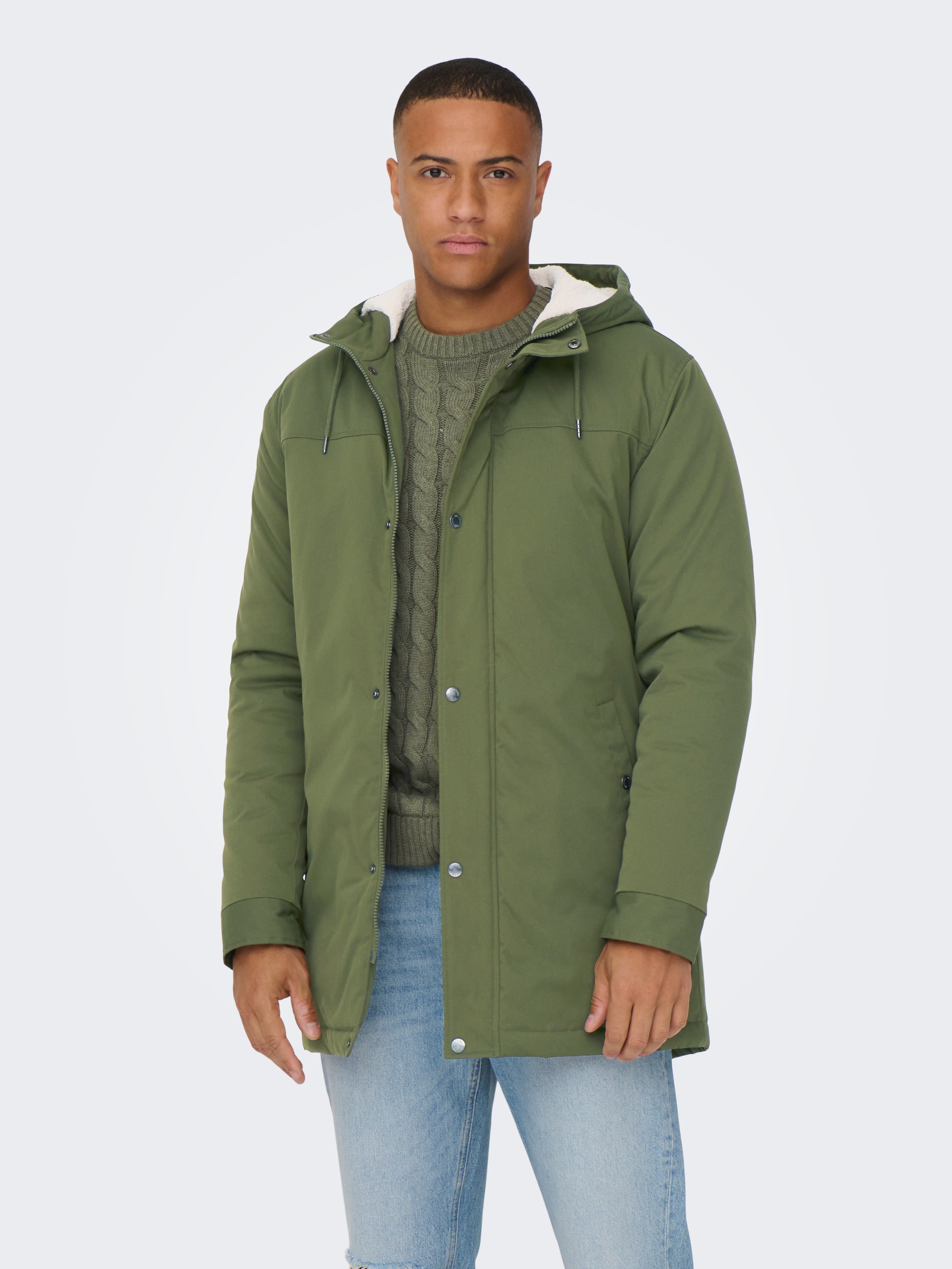 ONLY & SONS Parka »ONSALEXANDER LIFE PARKA OTW VD« mit Kapuze