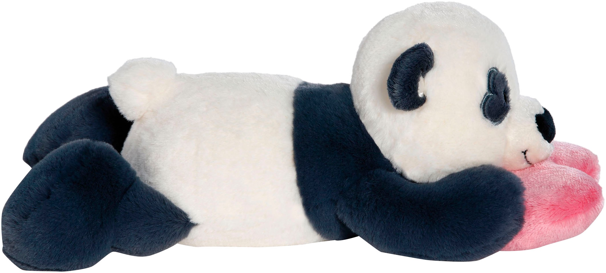 Nici Kuscheltier »Love, Panda mit Herz, 20 cm liegend«, liegend; enthält recyceltes Material