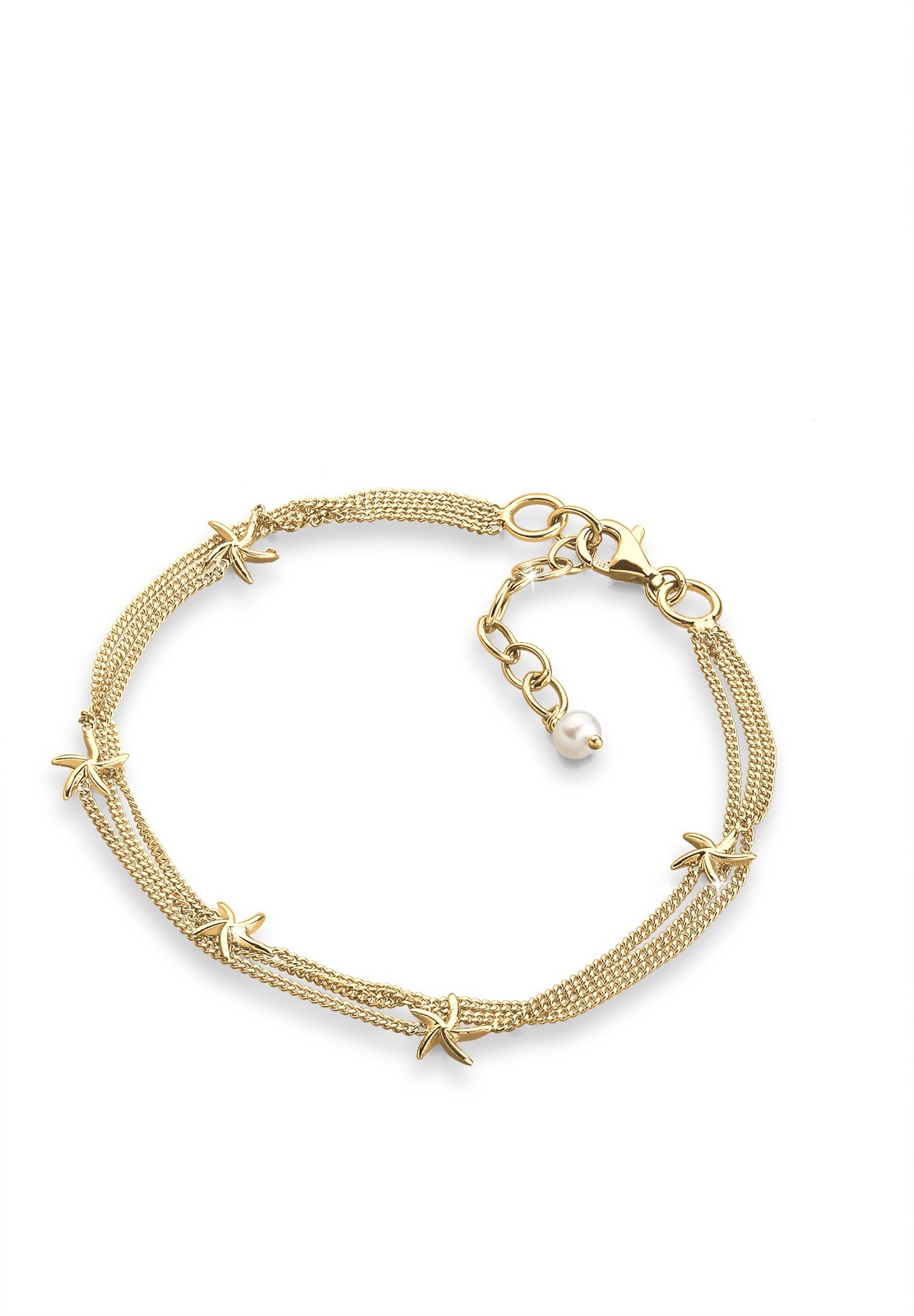 Elli Perlenarmband »Seestern 925 Sterling Silber«