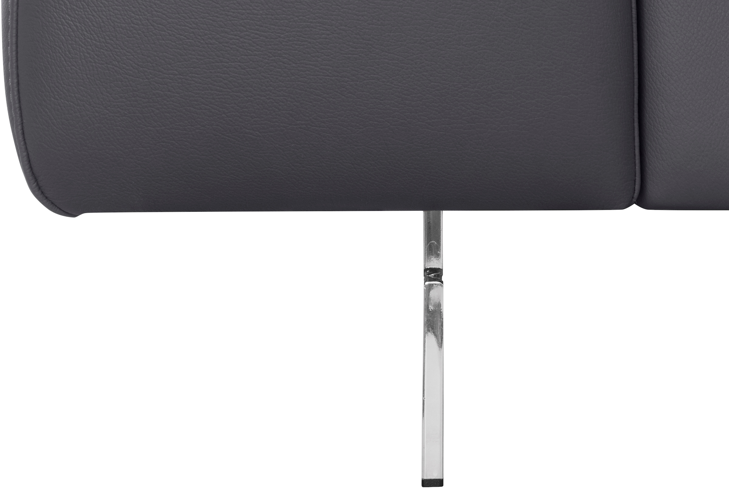 COTTA 2-Sitzer »Chef«, Big-Sofa mit Kopfteilverstellung, edle Metallkufen