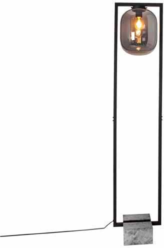 Stehlampe »Dixton«, 1 flammig-flammig, Stehleuchte mit Steinfuß