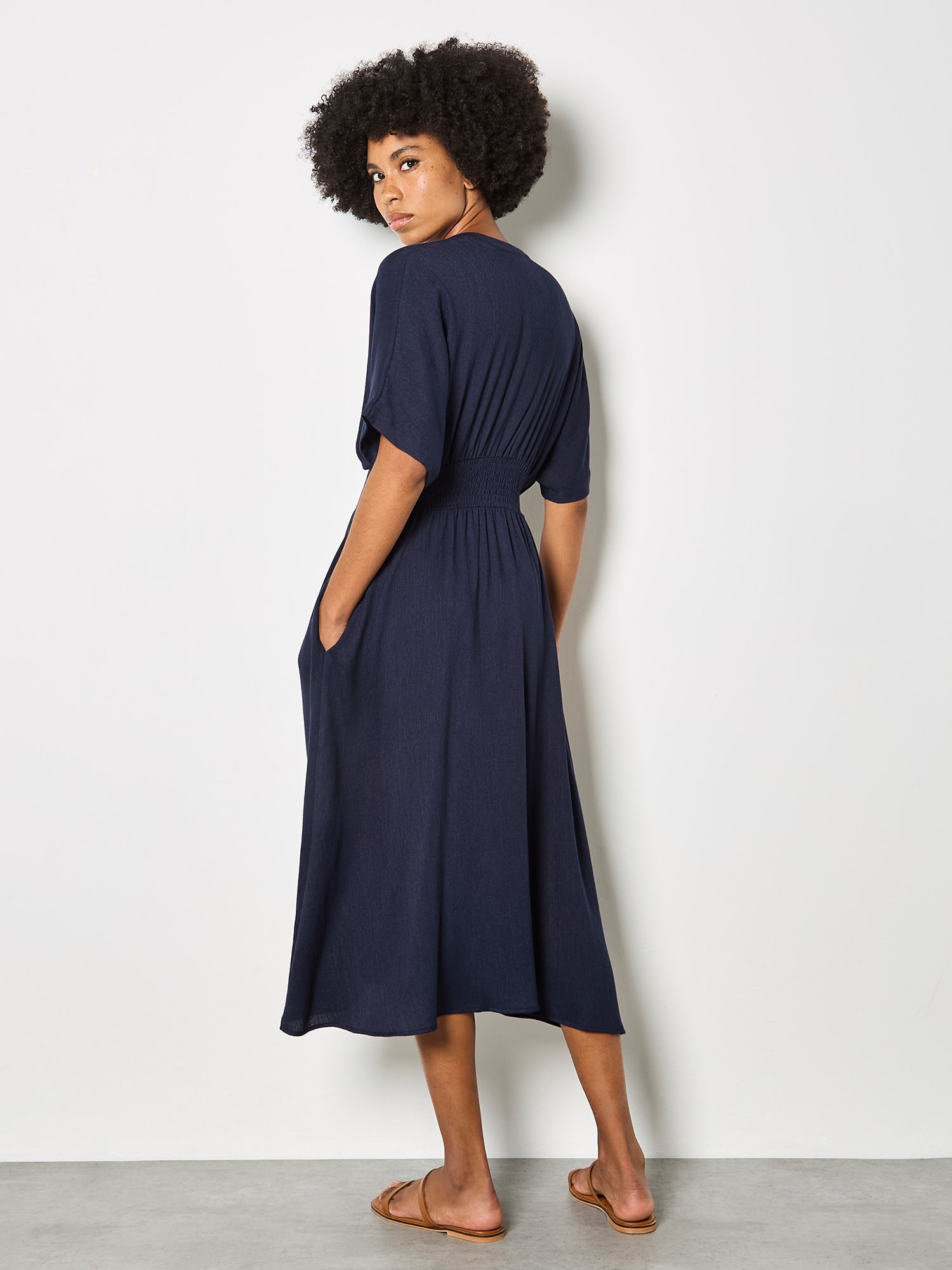 Apricot Midikleid »Midikleid« Einfarbig