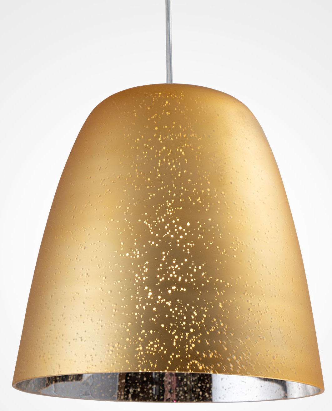 Paco Home Pendelleuchte »STARLET«, 1 flammig-flammig, Deckenlampe LED Glas  Wohnzimmer Schlafzimmer Höhenverstellbar E27 im OTTO Online Shop