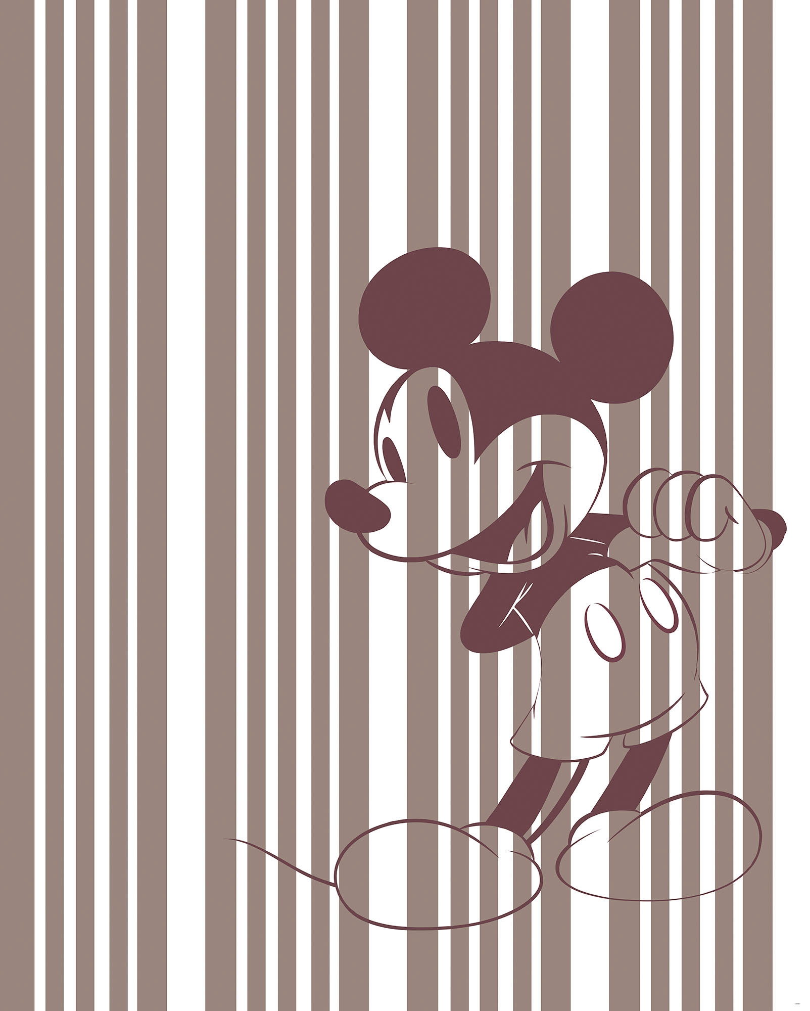 Vliestapete »Mickey Tone-on-Tone«, 200x250 cm (Breite x Höhe)